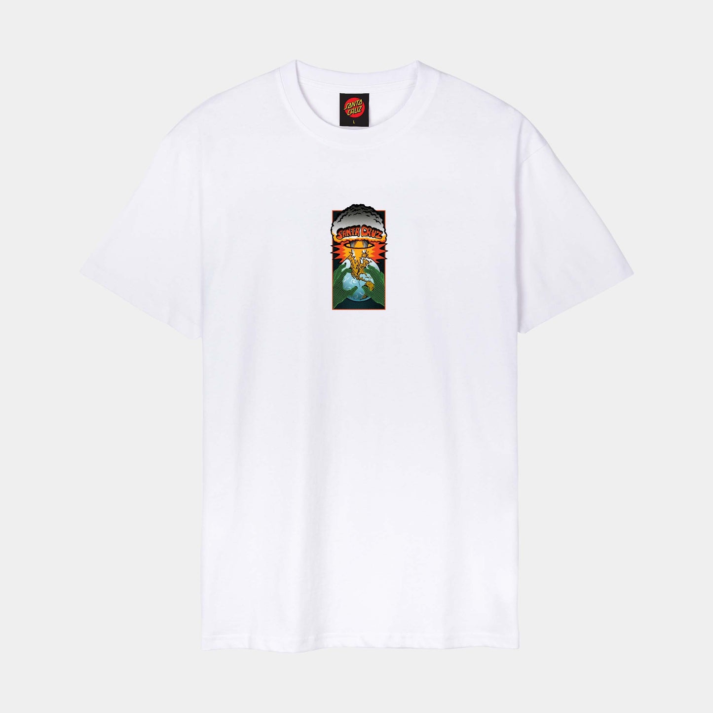 Santa Cruz Skateboards | Kendall End Of The World Front T Shirt White