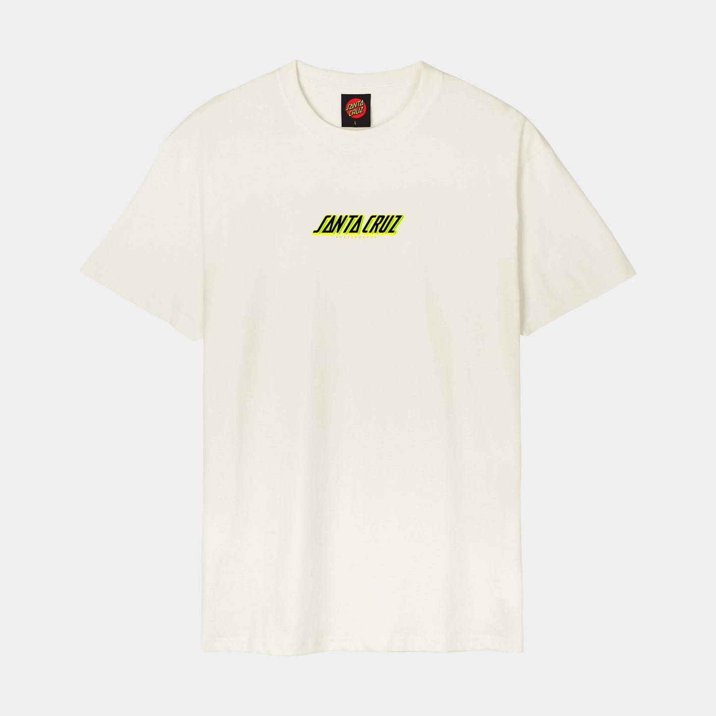 Santa Cruz Skateboards | Roskopp Cruz Control T Shirt Unbleached Cotton