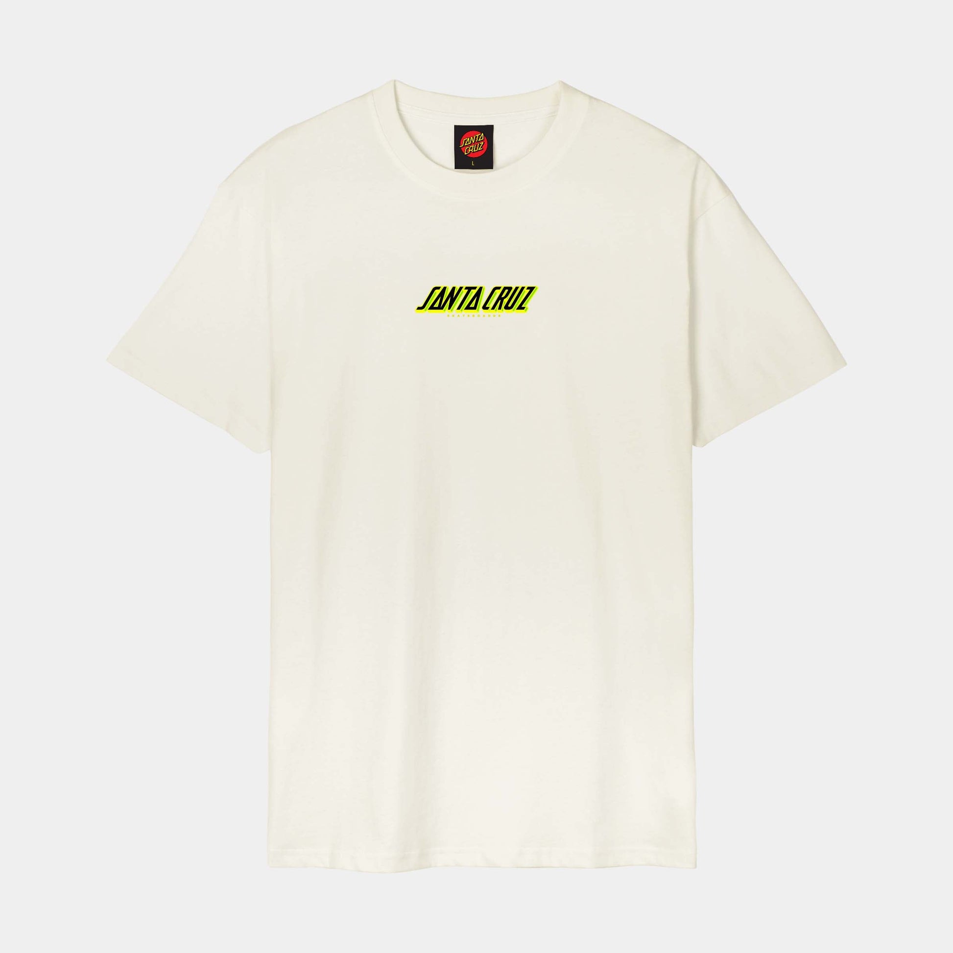 Santa Cruz Skateboards | Roskopp Cruz Control T Shirt Unbleached Cotton