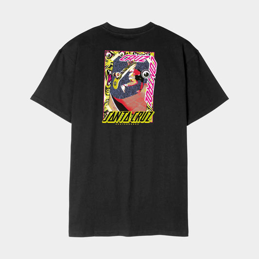 Santa Cruz Skateboards | Roskopp Cruz Control T Shirt Black