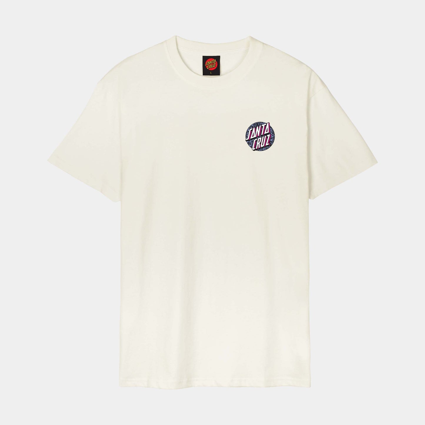 Santa Cruz Skateboards | Control Dot T Shirt Unbleached Cotton