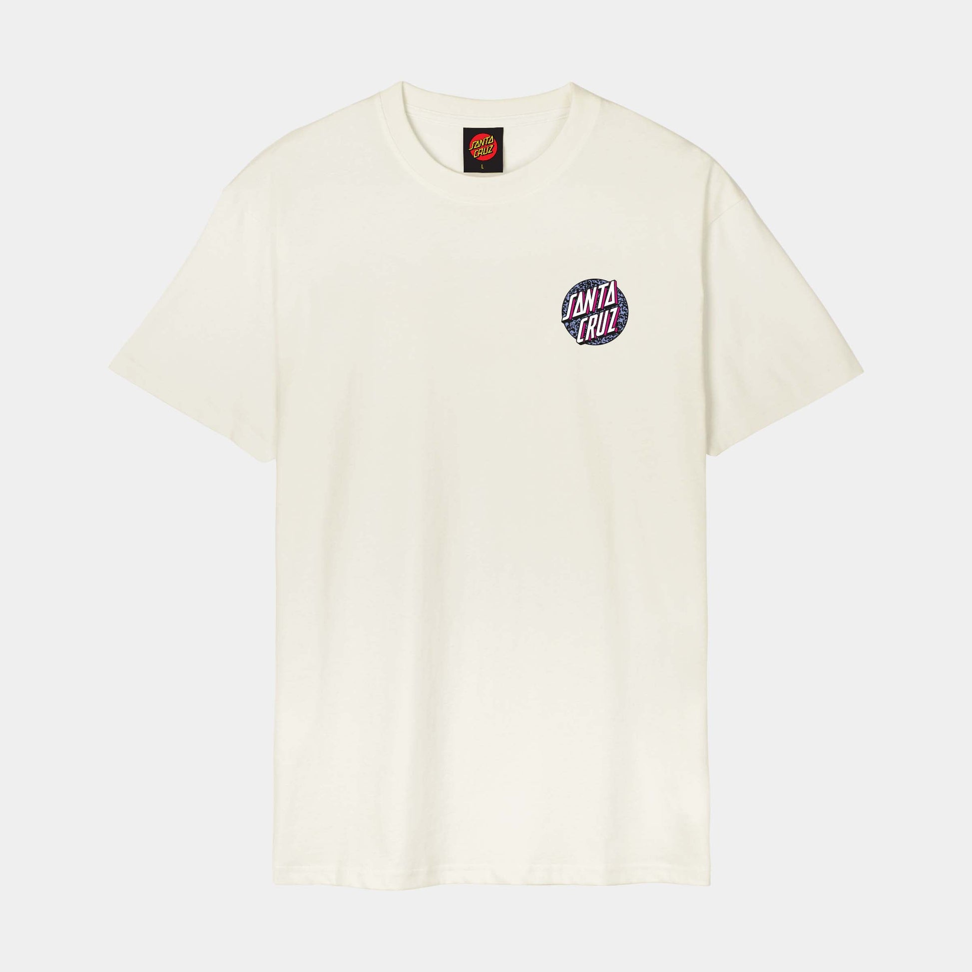 Santa Cruz Skateboards | Control Dot T Shirt Unbleached Cotton