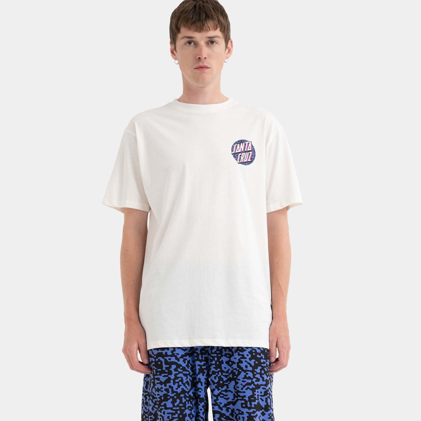 Santa Cruz Skateboards | Control Dot T Shirt Unbleached Cotton