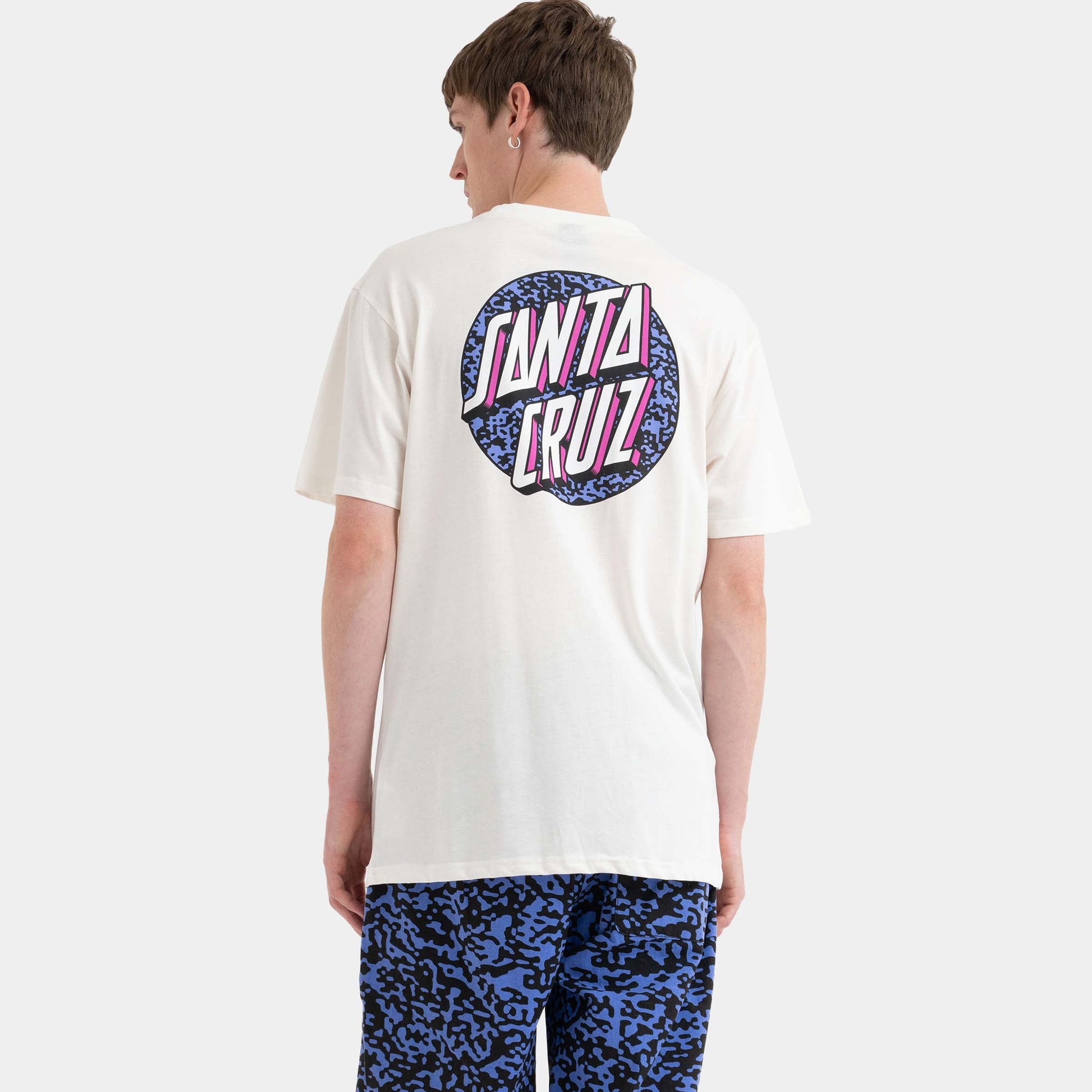 Santa Cruz Skateboards | Control Dot T Shirt Unbleached Cotton