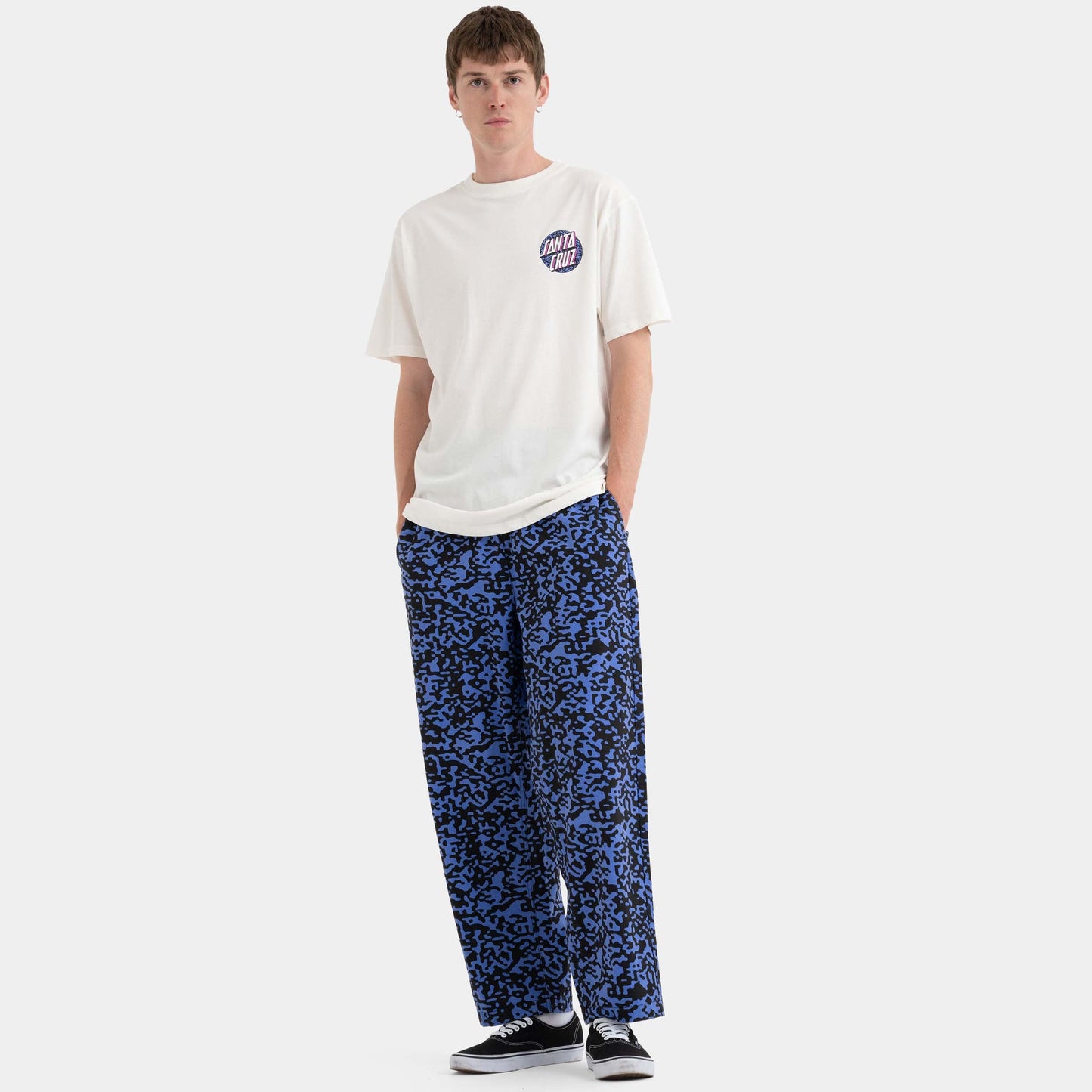 Santa Cruz Skateboards | Control Dot T Shirt Unbleached Cotton