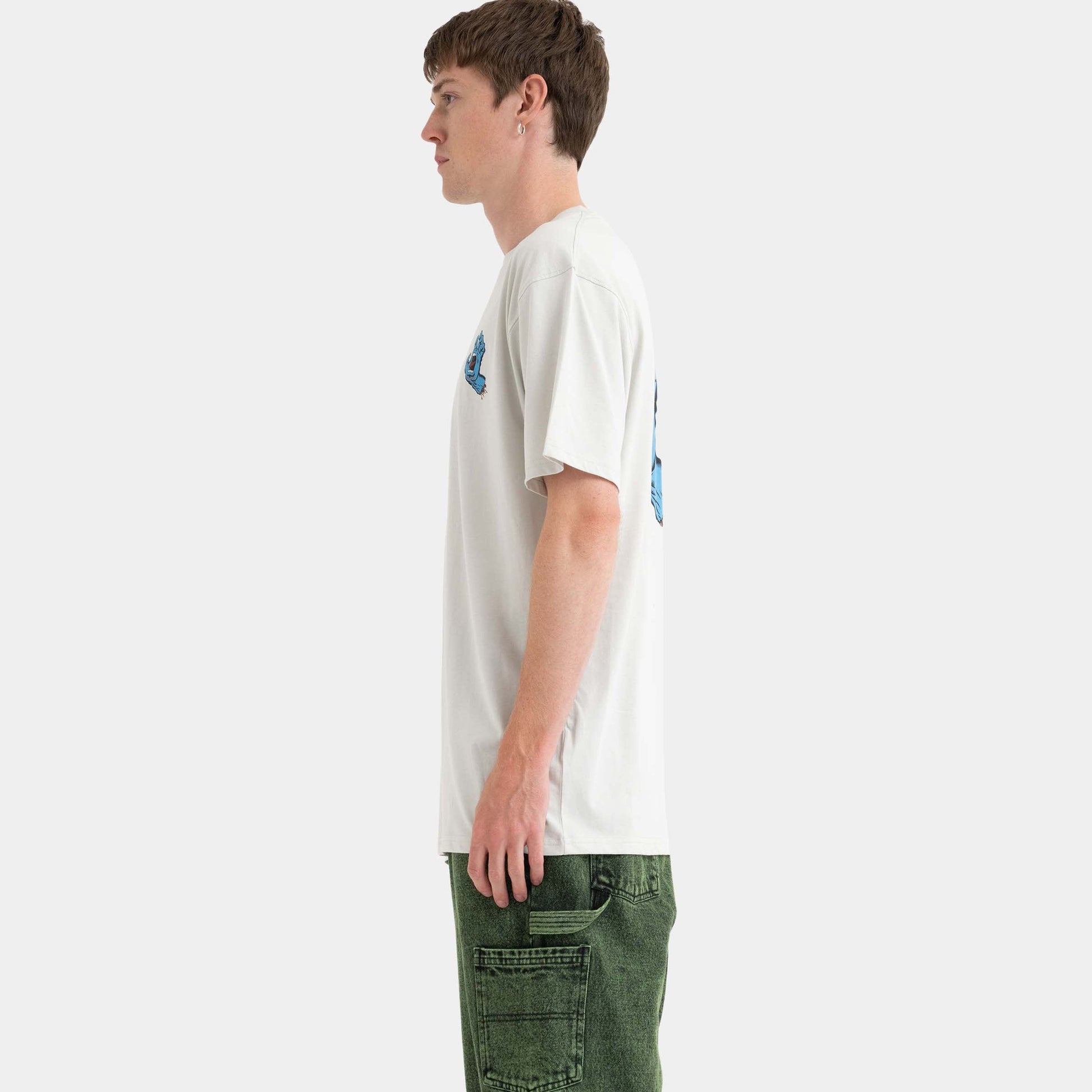 Santa Cruz Skateboards | Screaming Hand Chest T Shirt Mist
