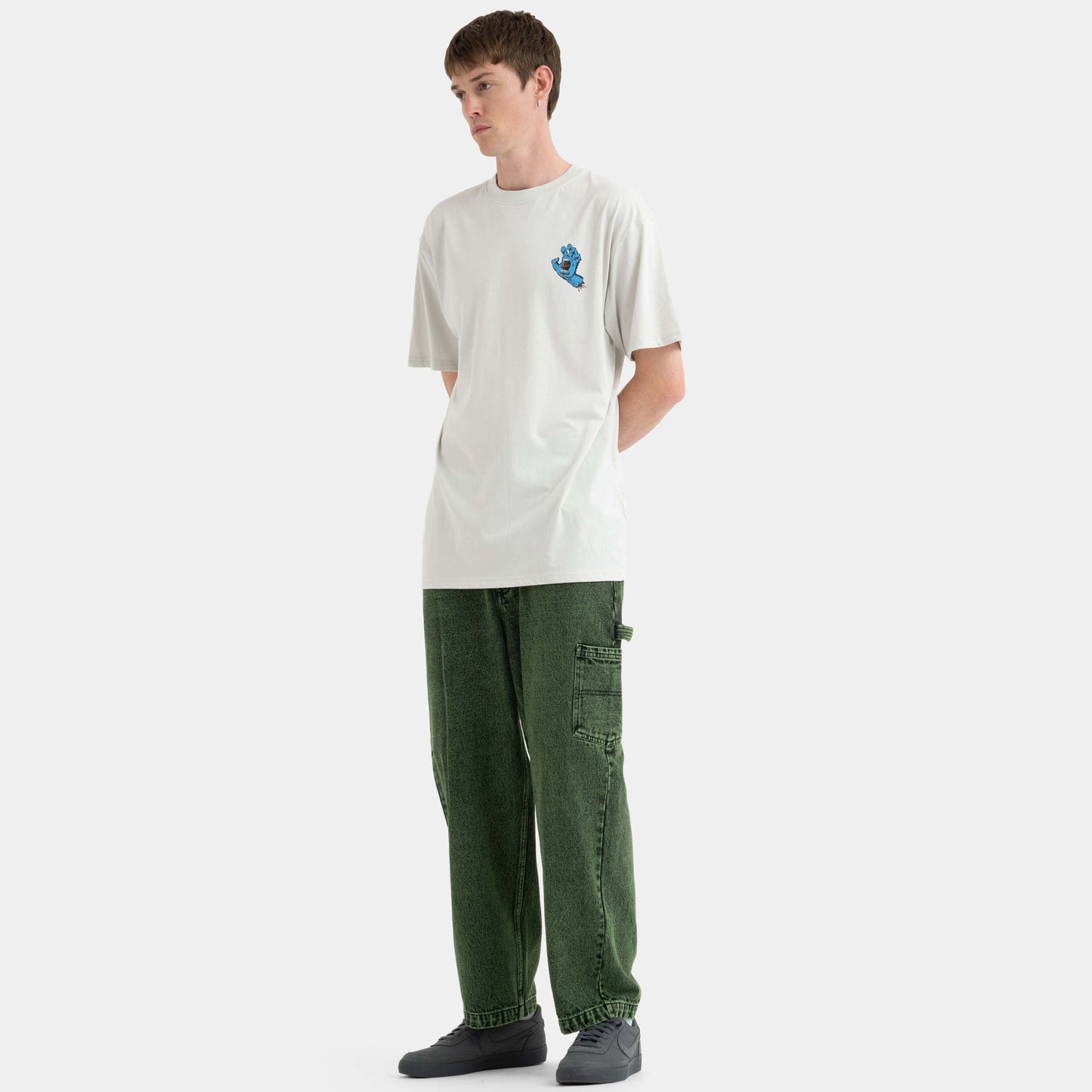 Santa Cruz Skateboards | Screaming Hand Chest T Shirt Mist