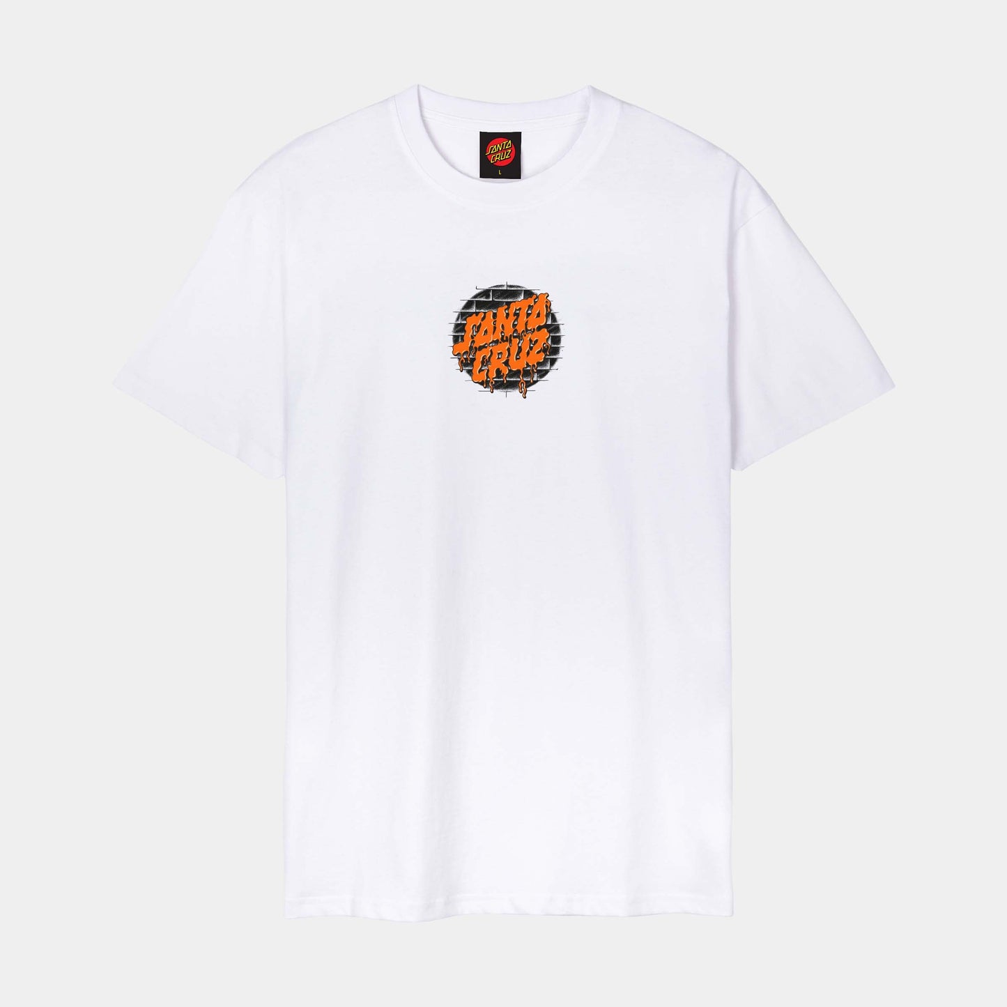 Santa Cruz Skateboards | Delfino Spotlight Front T Shirt White