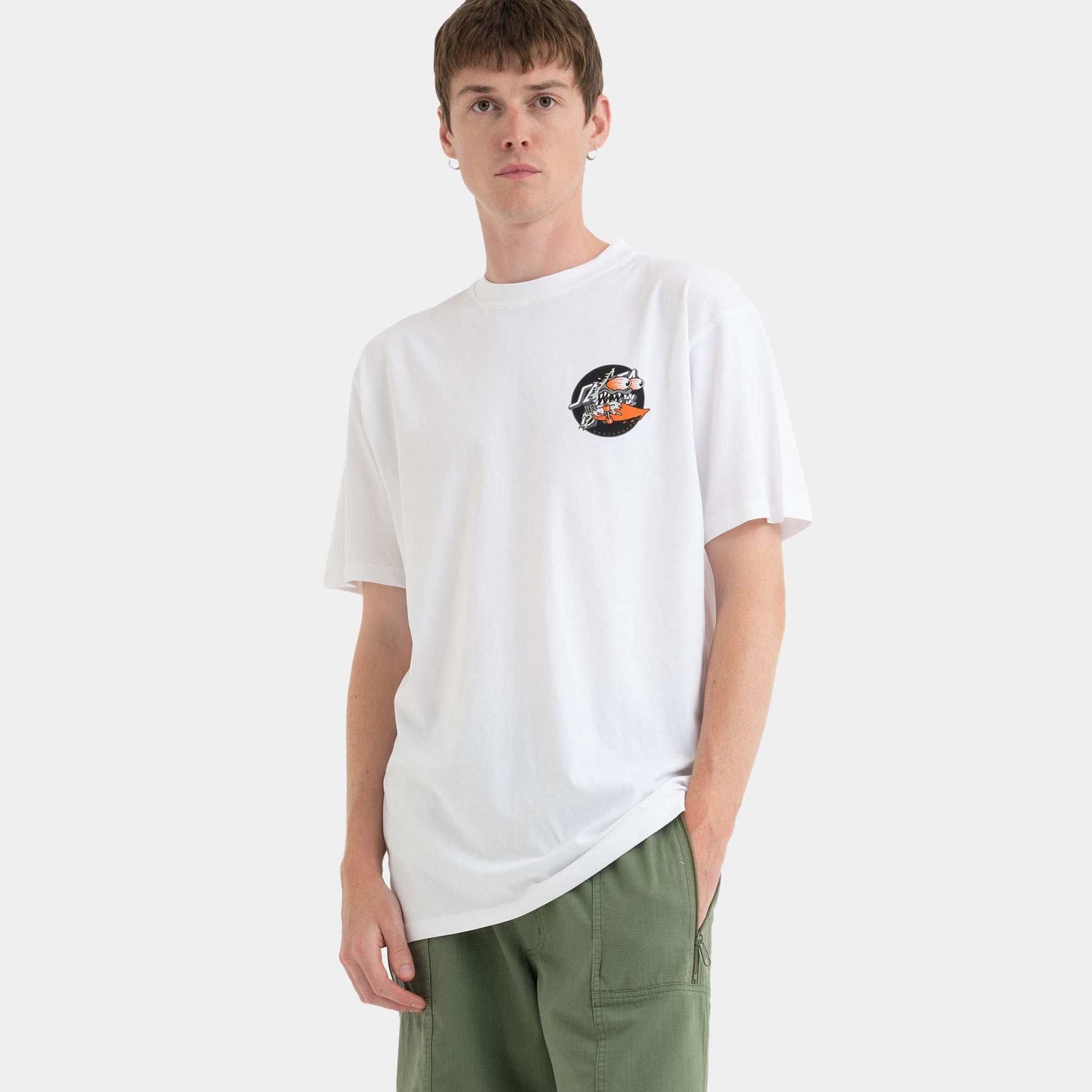 Santa Cruz Skateboards | Meek Slasher Box T Shirt White