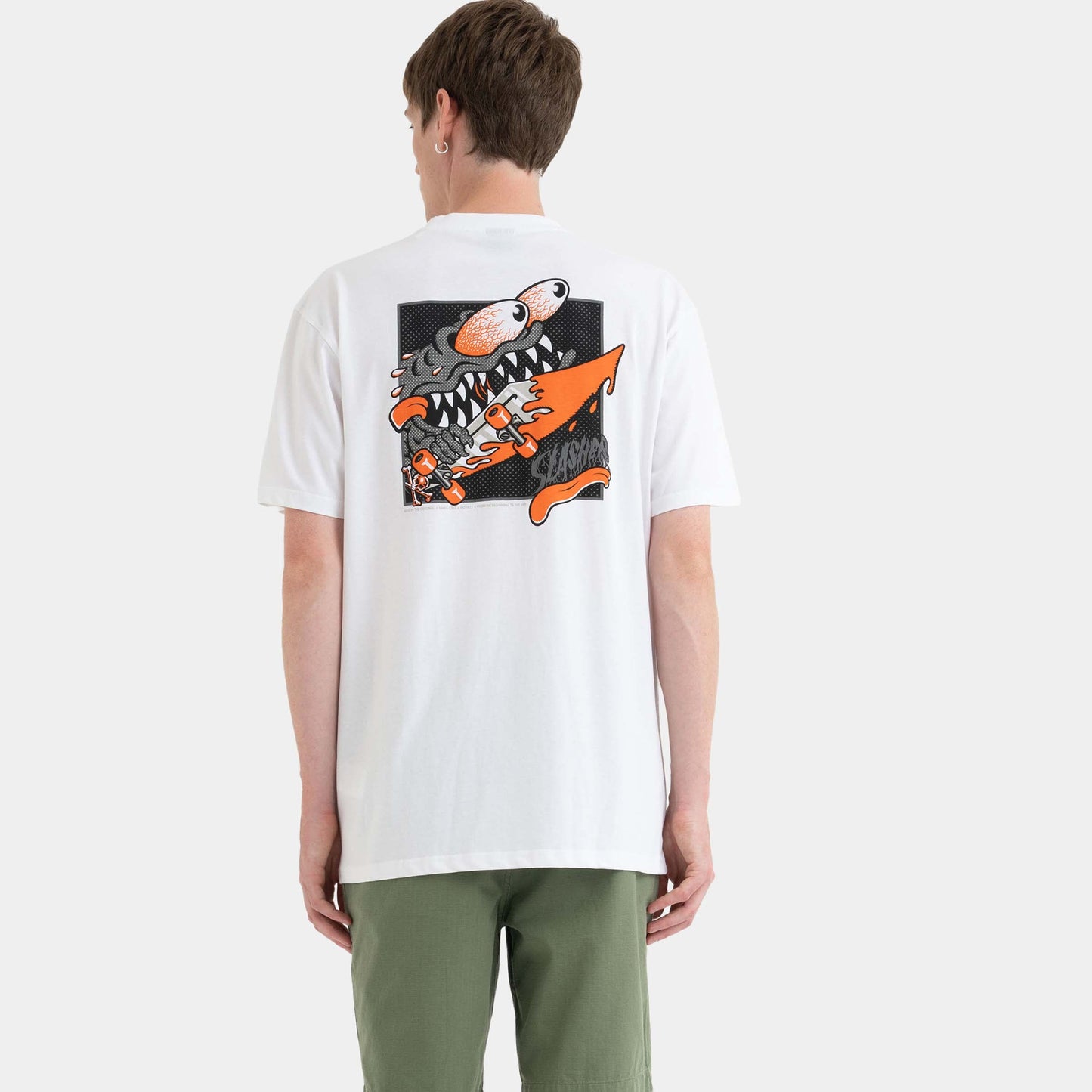 Santa Cruz Skateboards | Meek Slasher Box T Shirt White
