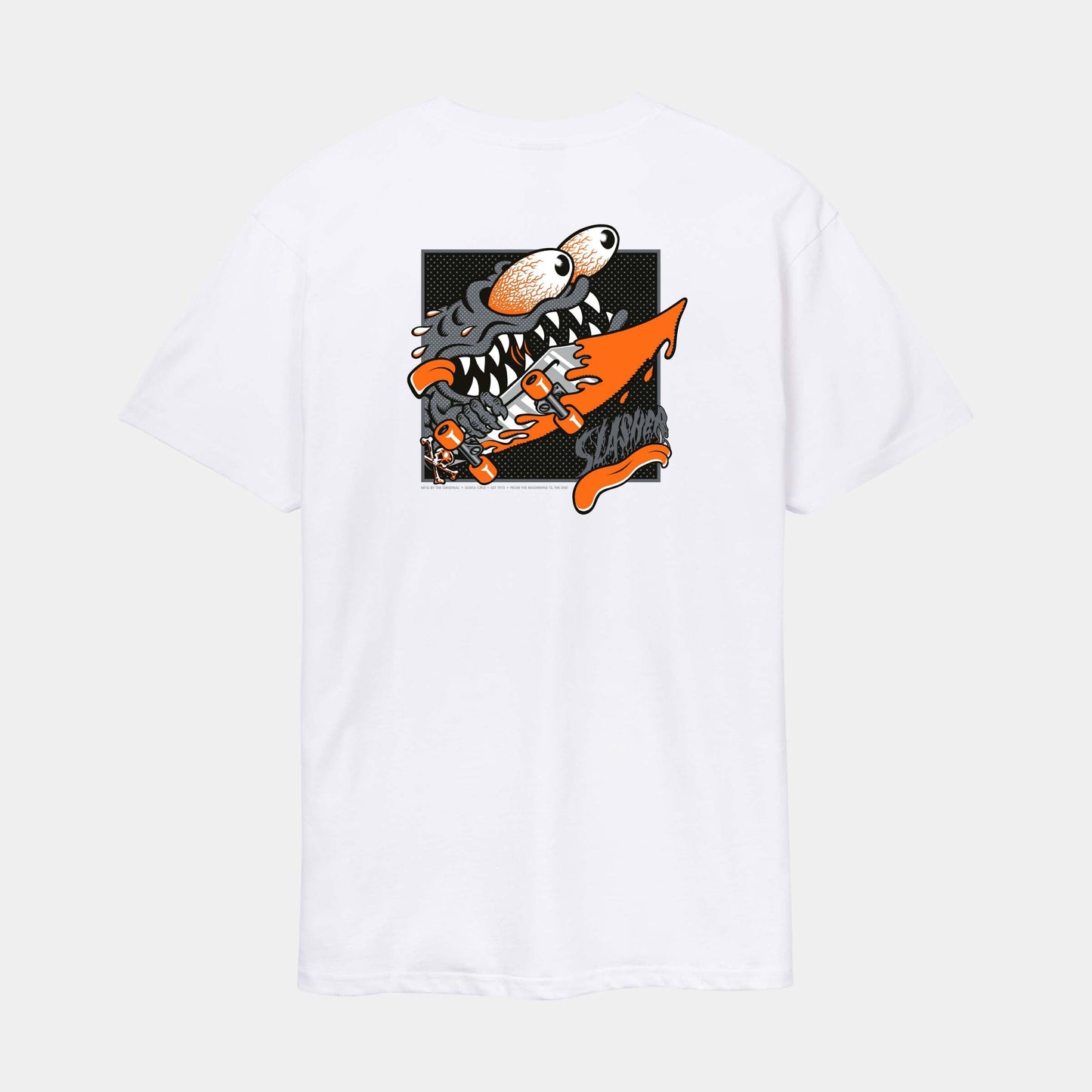 Santa Cruz Skateboards | Meek Slasher Box T Shirt White