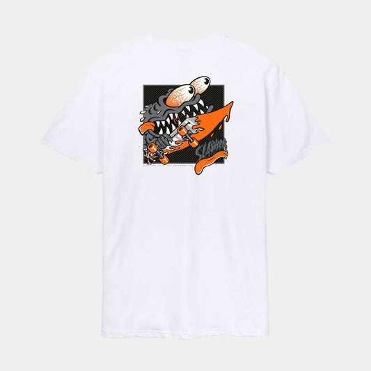 Santa Cruz Skateboards | Meek Slasher Box T Shirt White