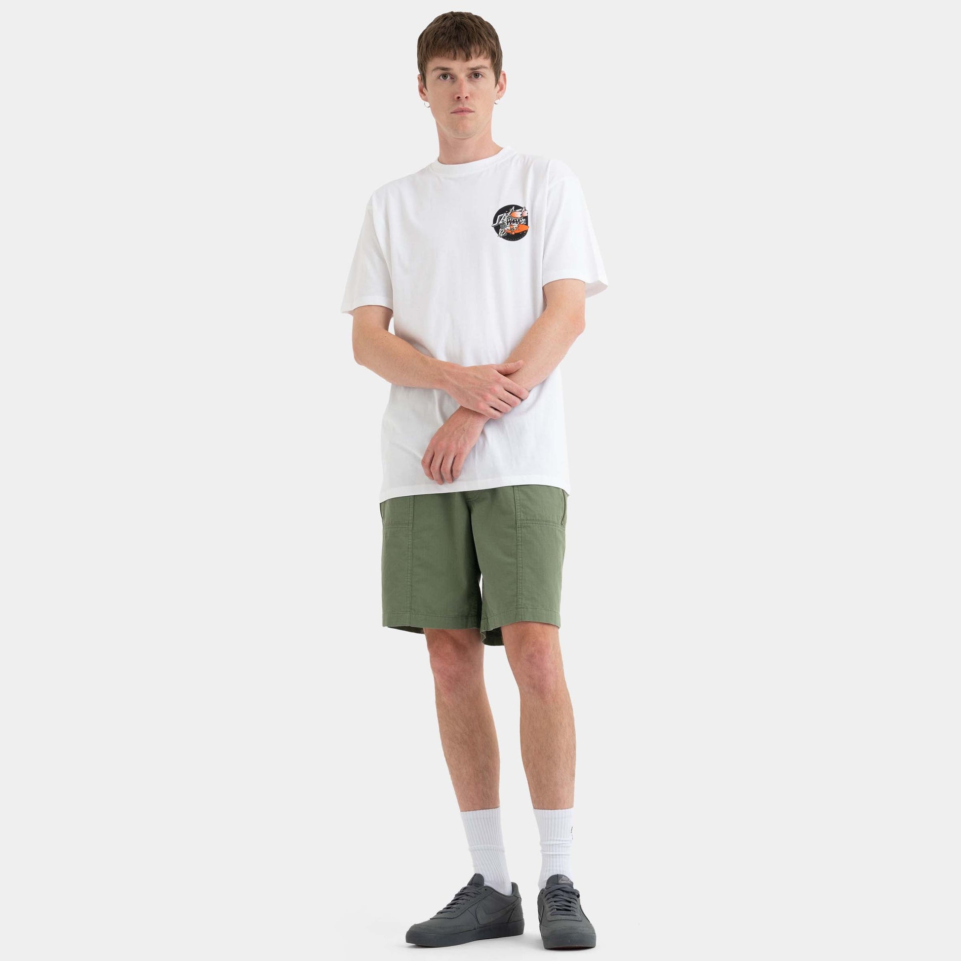 Santa Cruz Skateboards | Meek Slasher Box T Shirt White