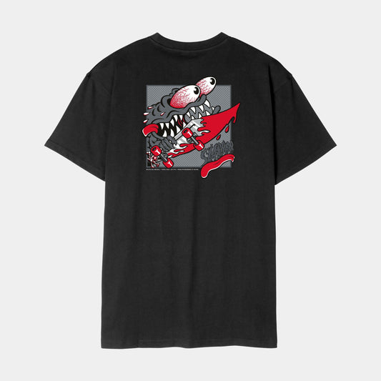Santa Cruz Skateboards | Meek Slasher Box T Shirt Black