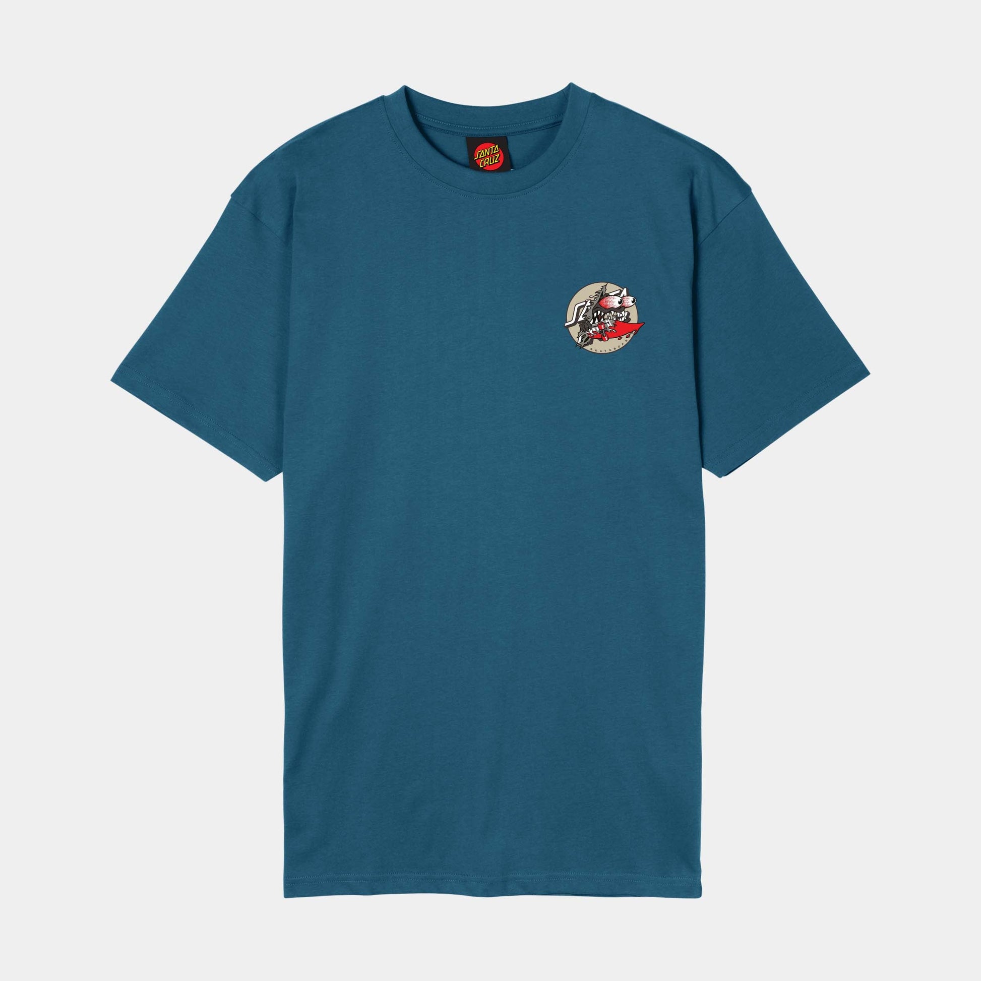 Santa Cruz Skateboards | Meek Slasher Box T Shirt Dark Teal