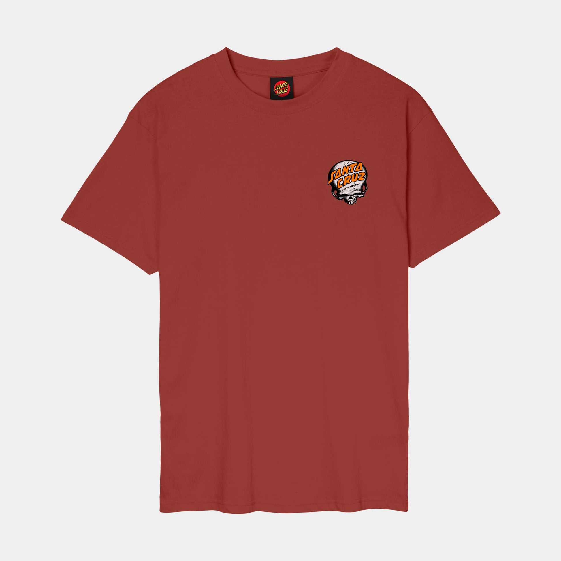 Santa Cruz Skateboards | O'Brien Scream Reaper T Shirt Dark Rust