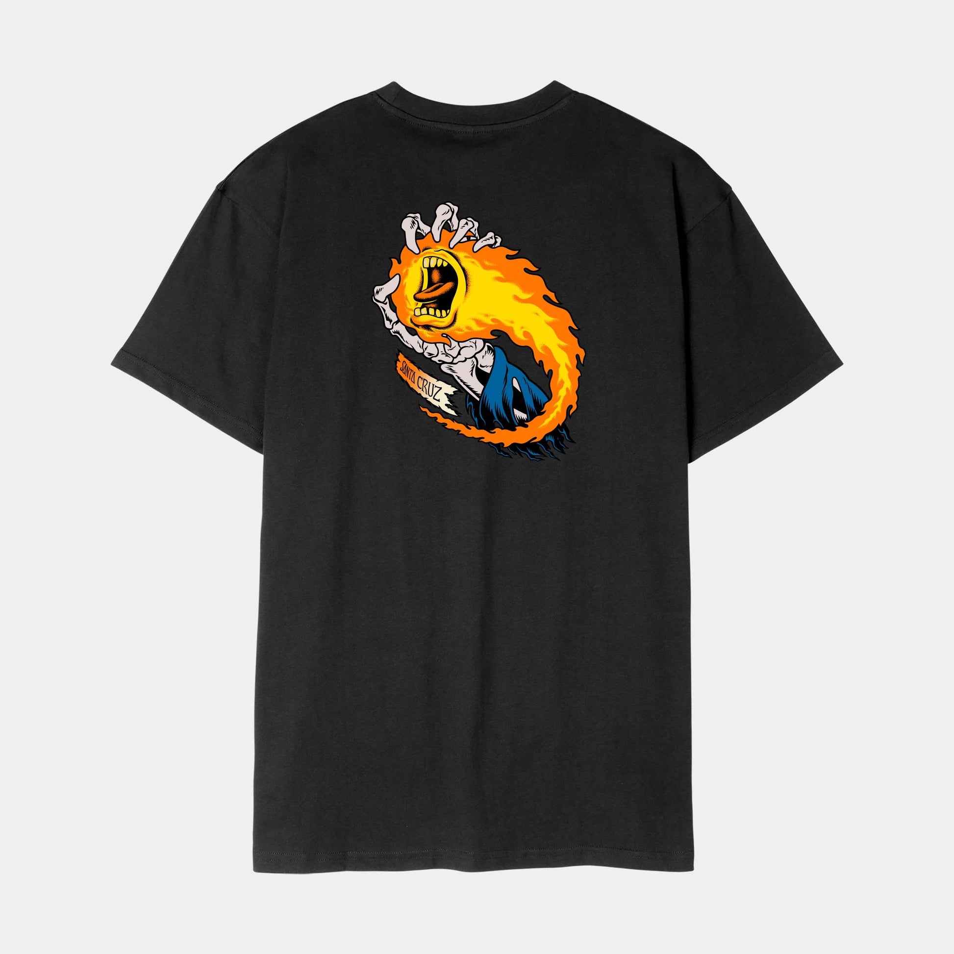Santa Cruz Skateboards | O'Brien Scream Reaper T Shirt Black