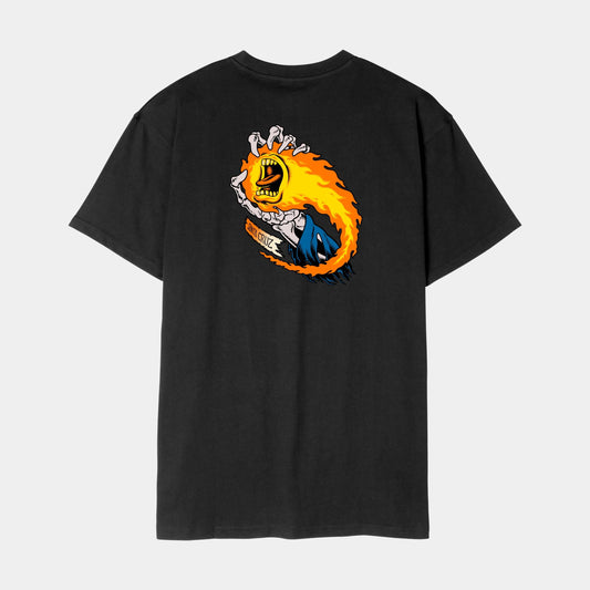 Santa Cruz Skateboards | O'Brien Scream Reaper T Shirt Black
