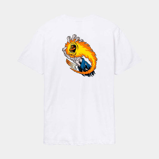 Santa Cruz Skateboards | O'Brien Scream Reaper T Shirt White