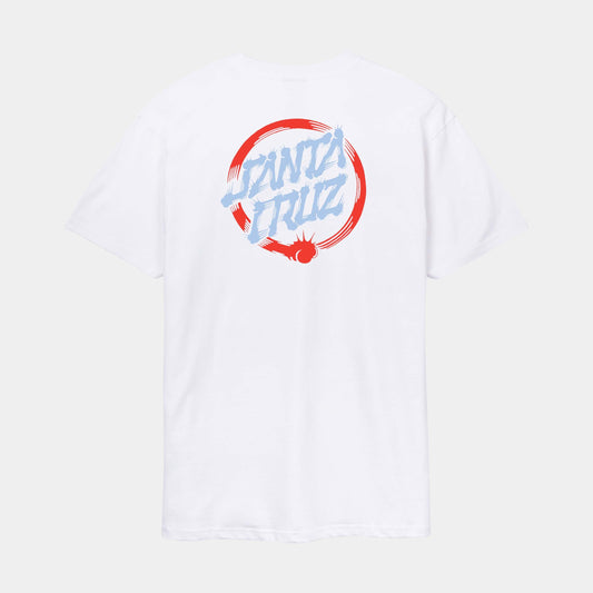 Santa Cruz Skateboards | Mako Dot T Shirt White