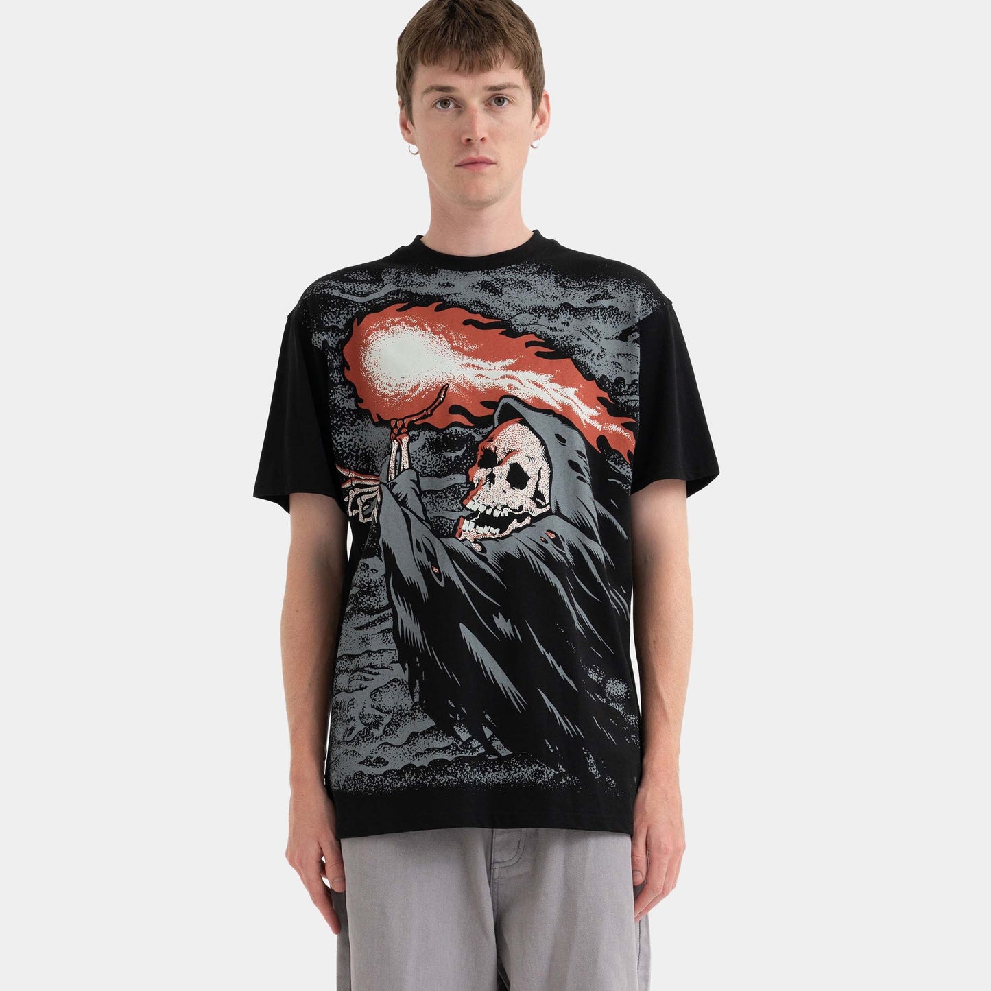 Santa Cruz Skateboards | O'Brien Reaper T Shirt Black