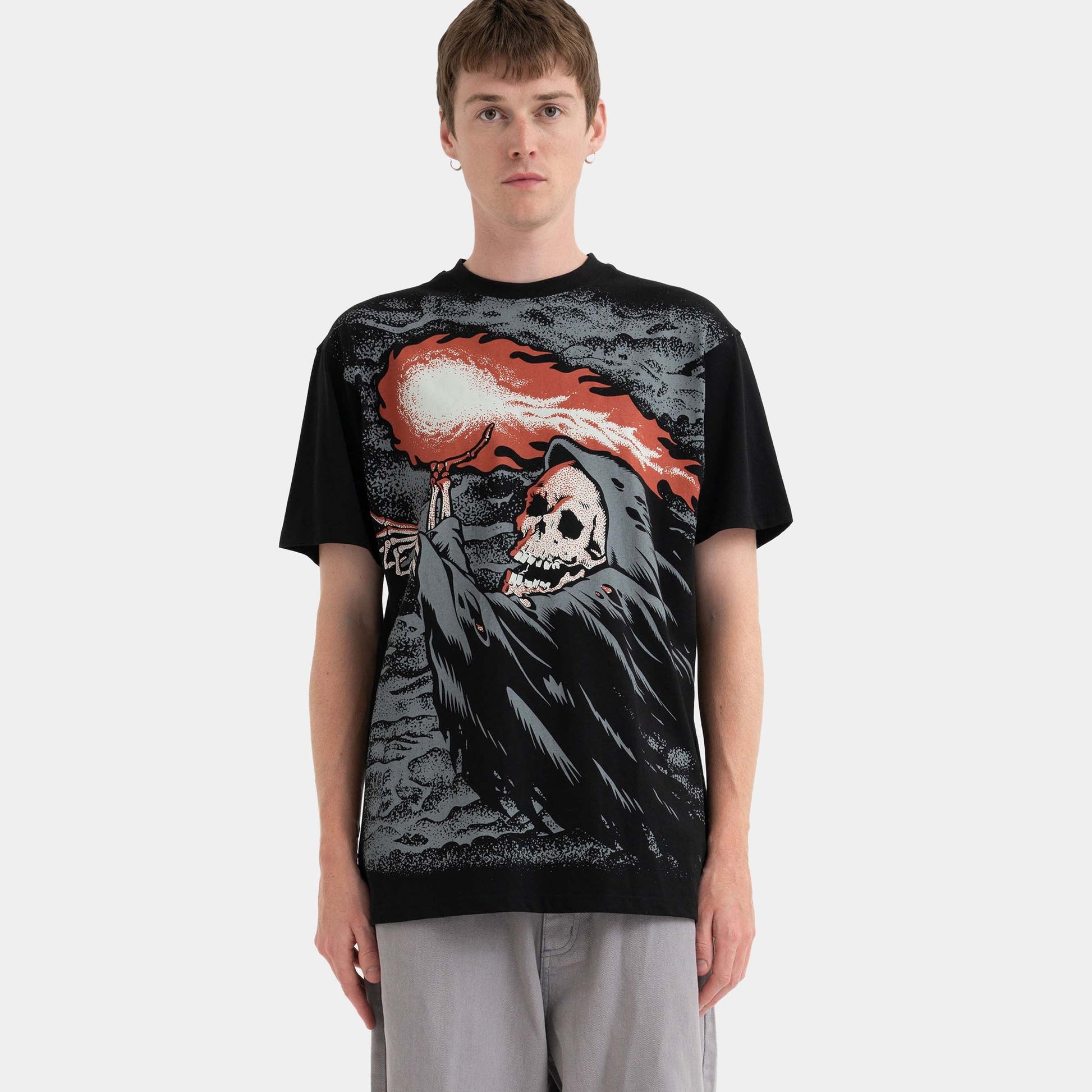 Santa Cruz Skateboards | O'Brien Reaper T Shirt Black