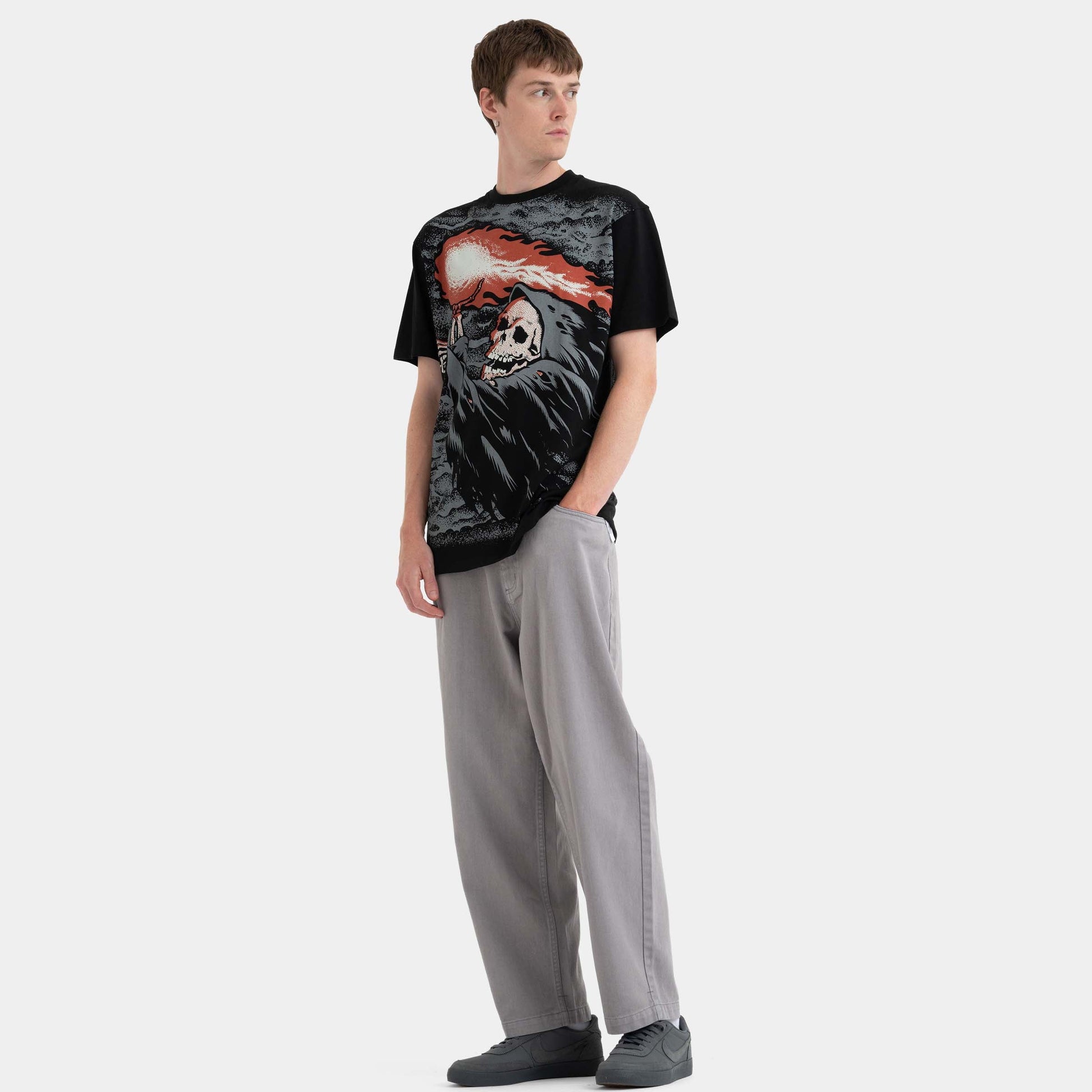 Santa Cruz Skateboards | O'Brien Reaper T Shirt Black