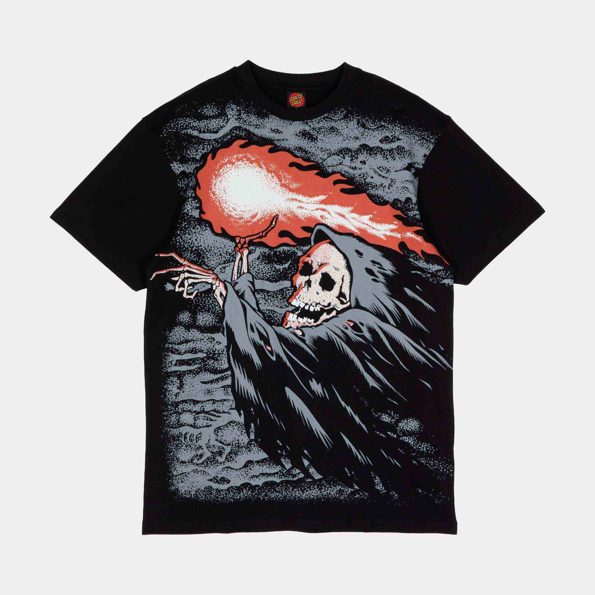 Santa Cruz Skateboards | O'Brien Reaper T Shirt Black