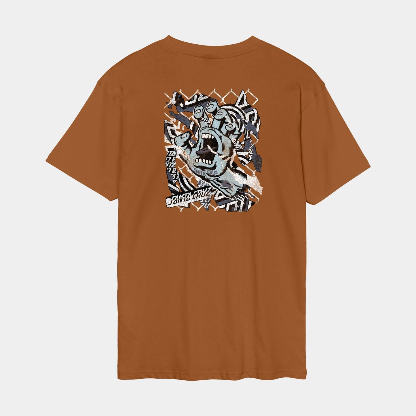 Santa Cruz | Damaged Hand T Shirt Rust