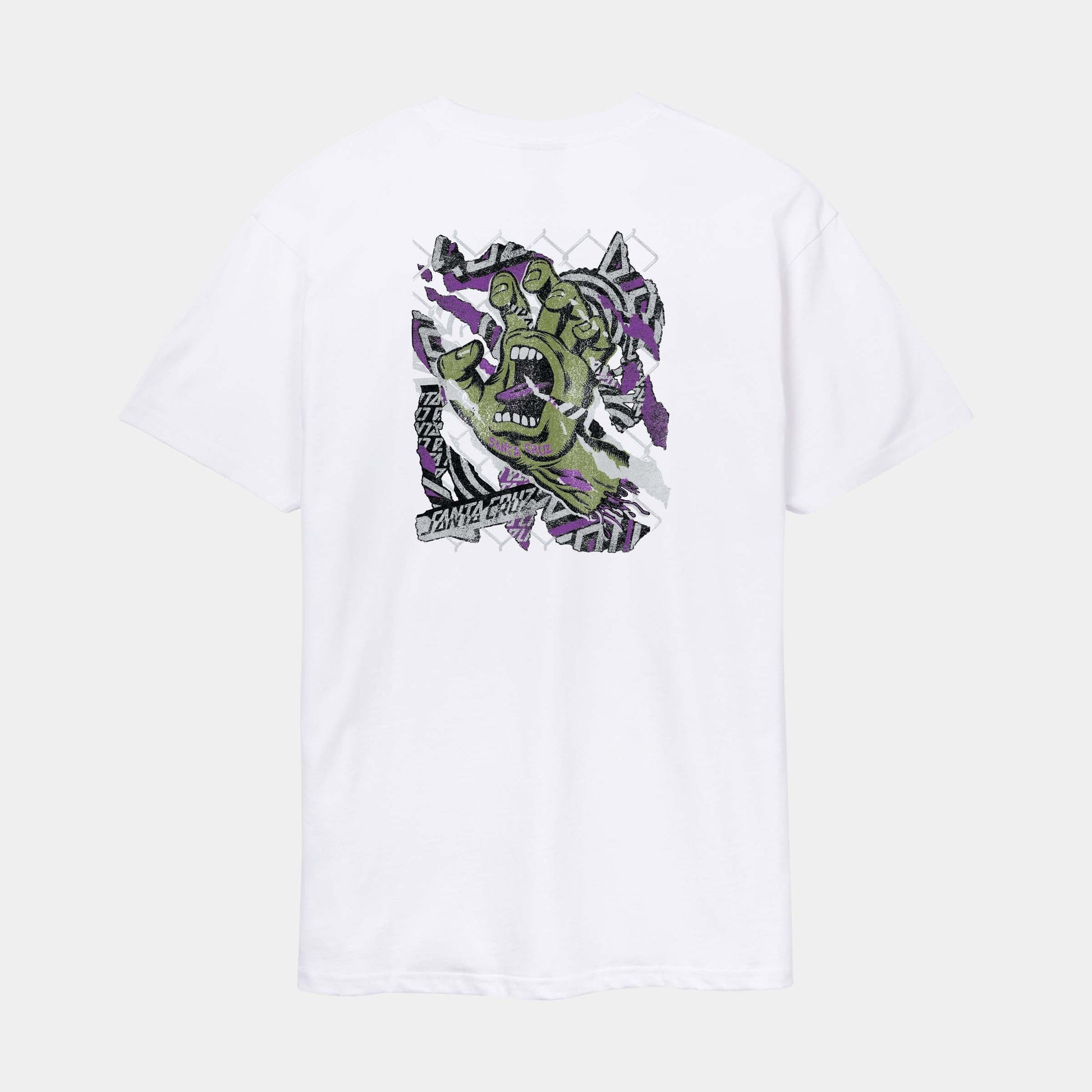 Santa Cruz | Damaged Hand T Shirt White