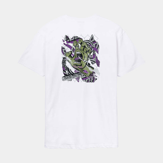 Santa Cruz | Damaged Hand T Shirt White