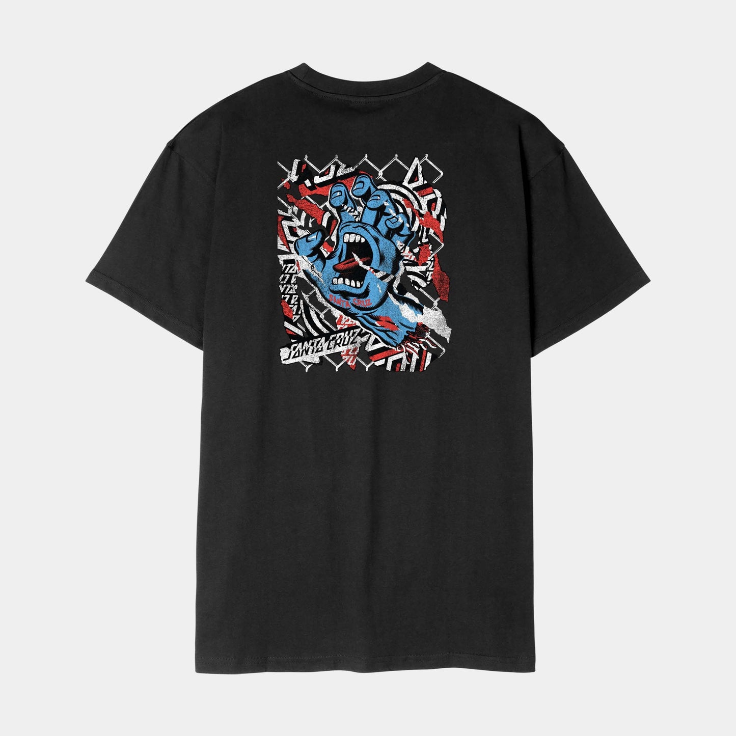 Santa Cruz | Damaged Hand T Shirt Black