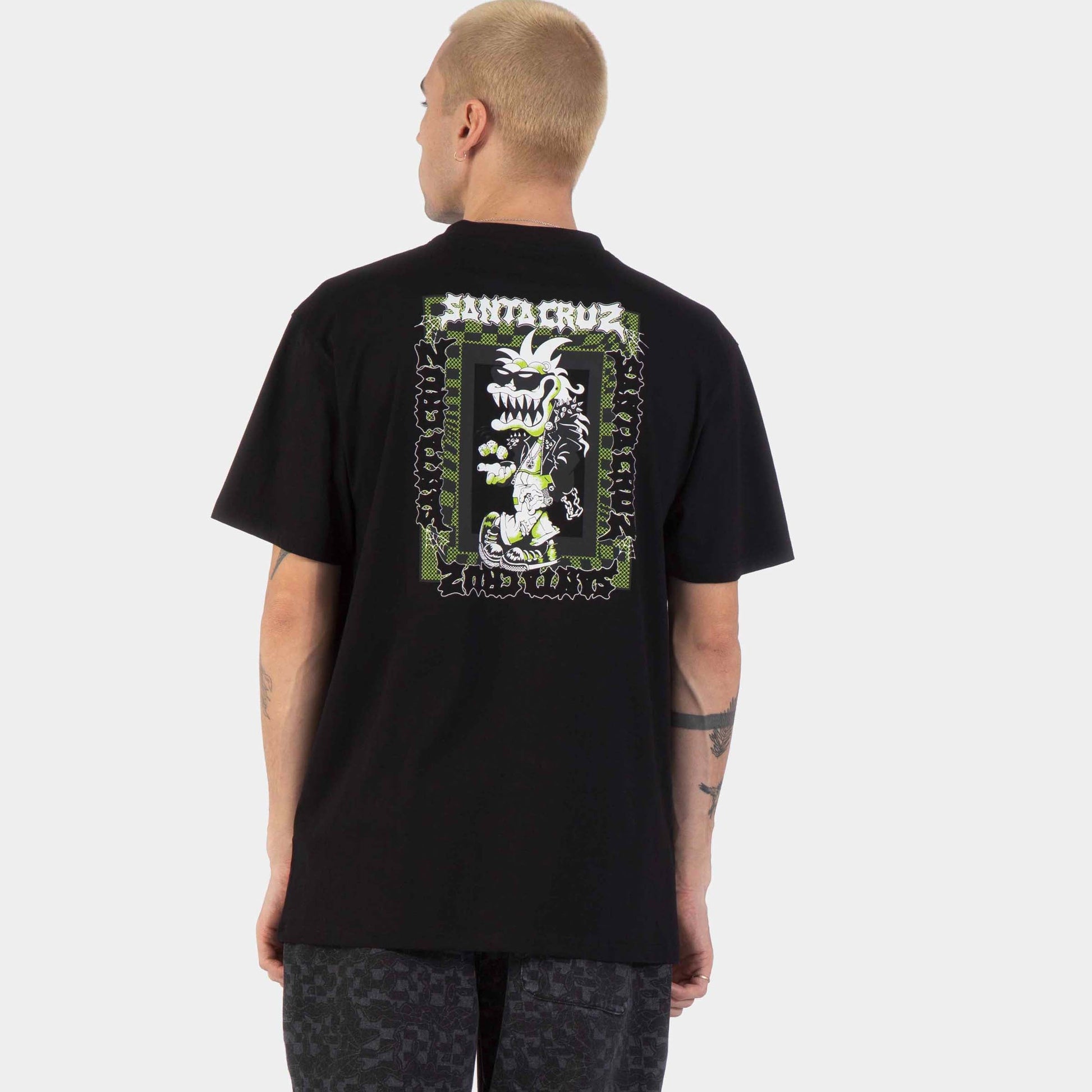 Santa Cruz | Punk Gremlin Front T Shirt Black