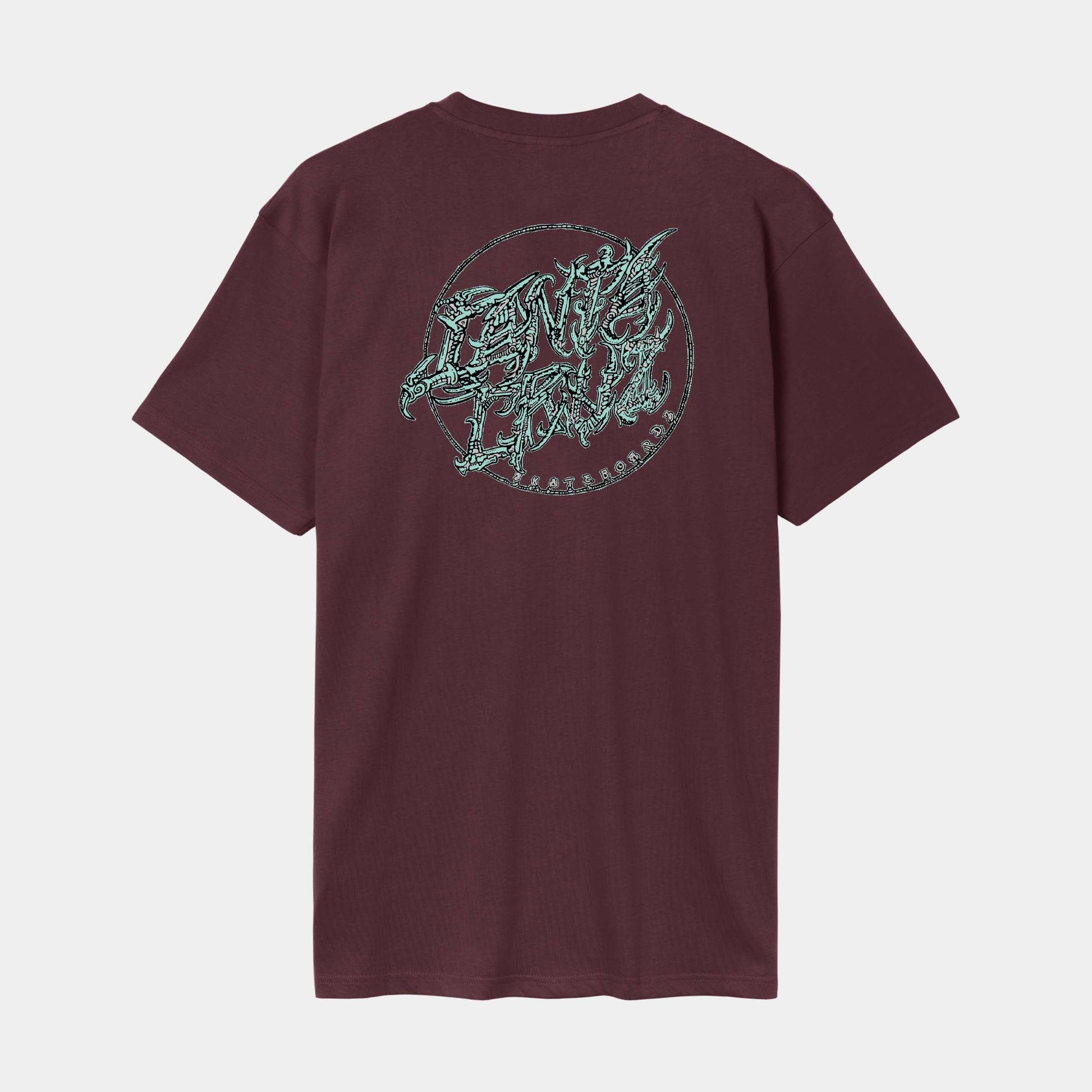 Santa Cruz | Scourge Dot T Shirt Dark Plum