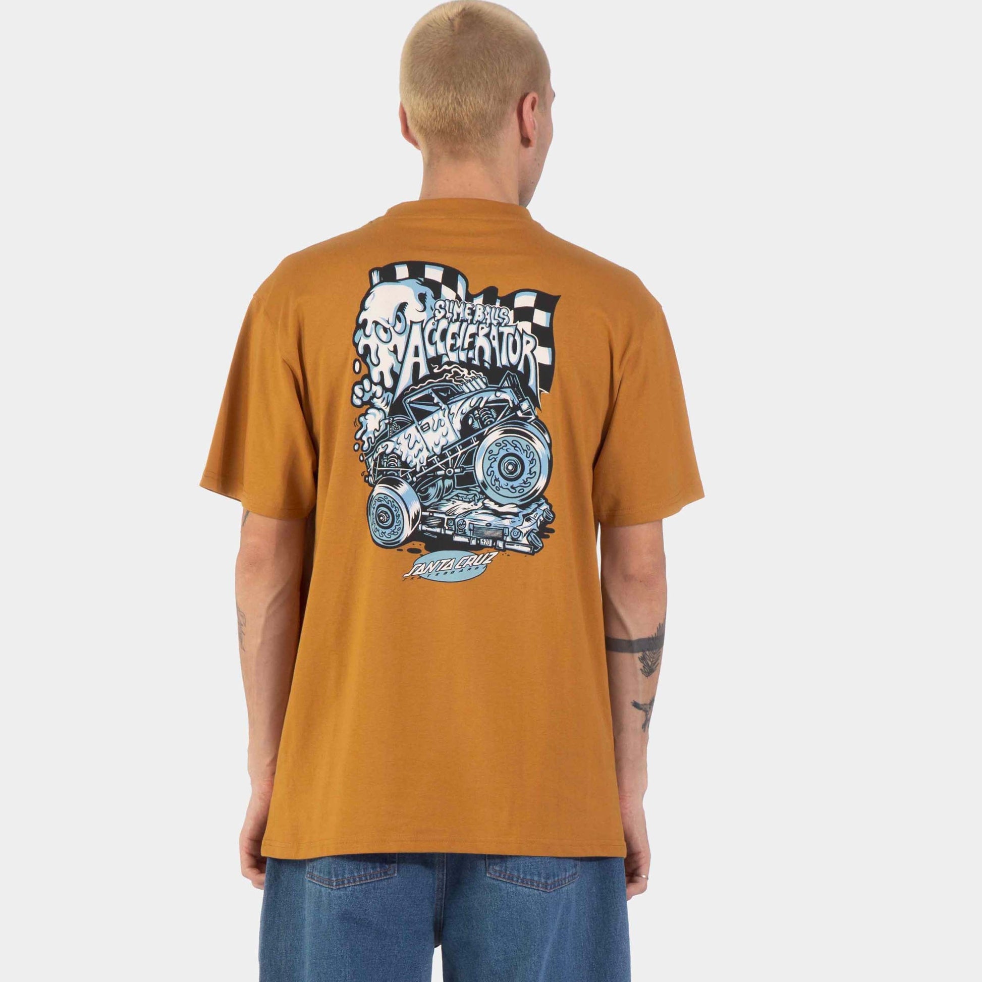 Santa Cruz | Slime Balls Accelerator T Shirt Bronze