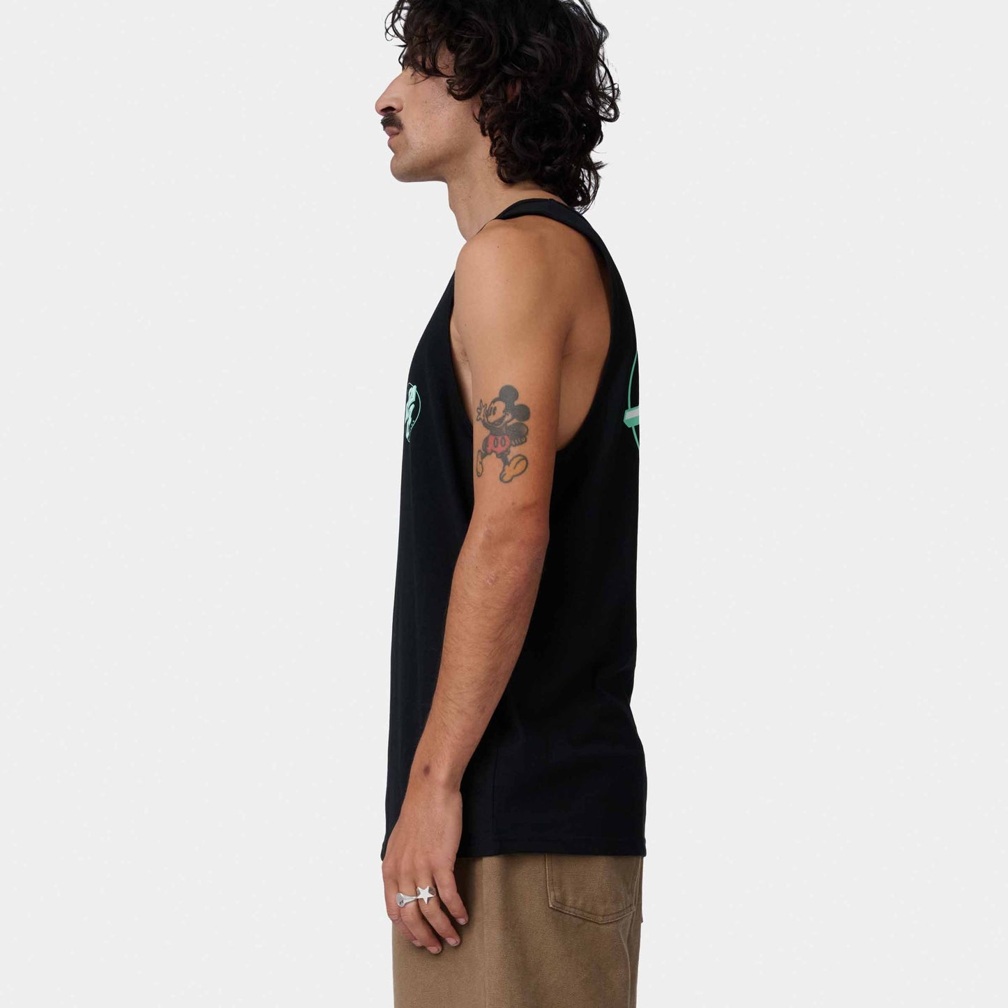 Santa Cruz Partial Dot Vest Black Mint