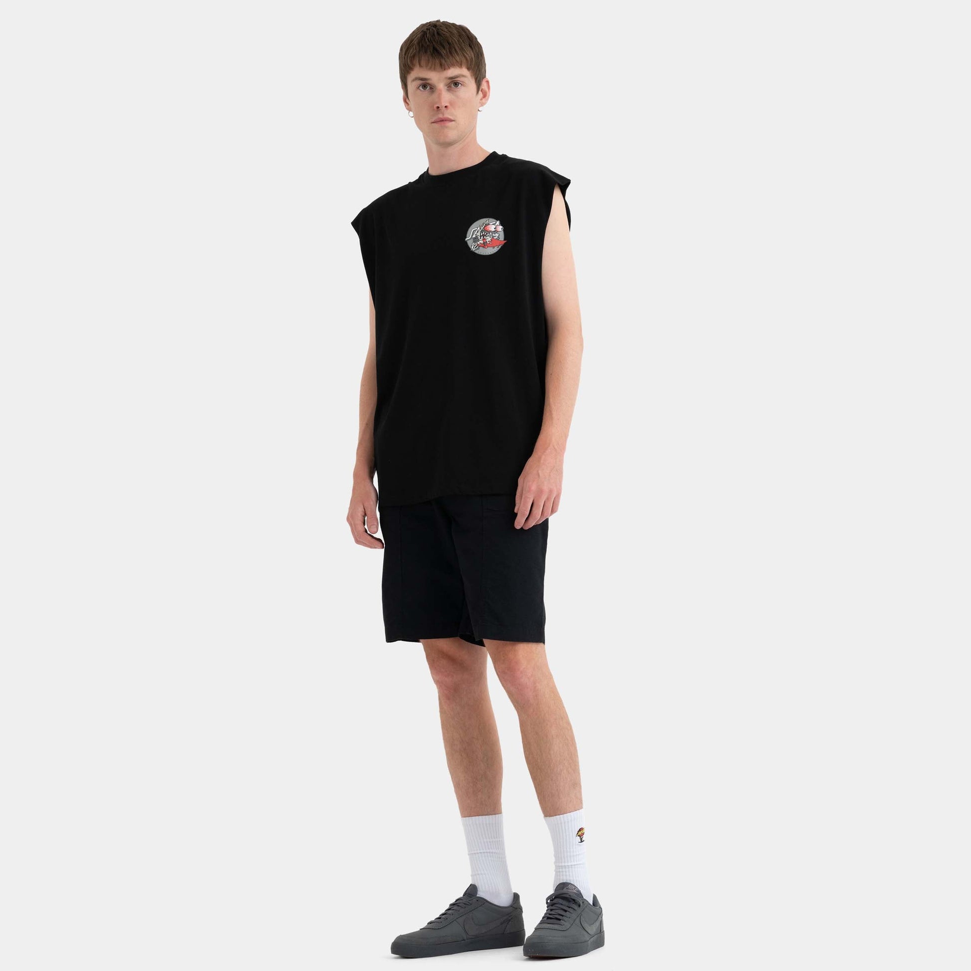 Santa Cruz Skateboards | Meek Slashed Dot Vest Black