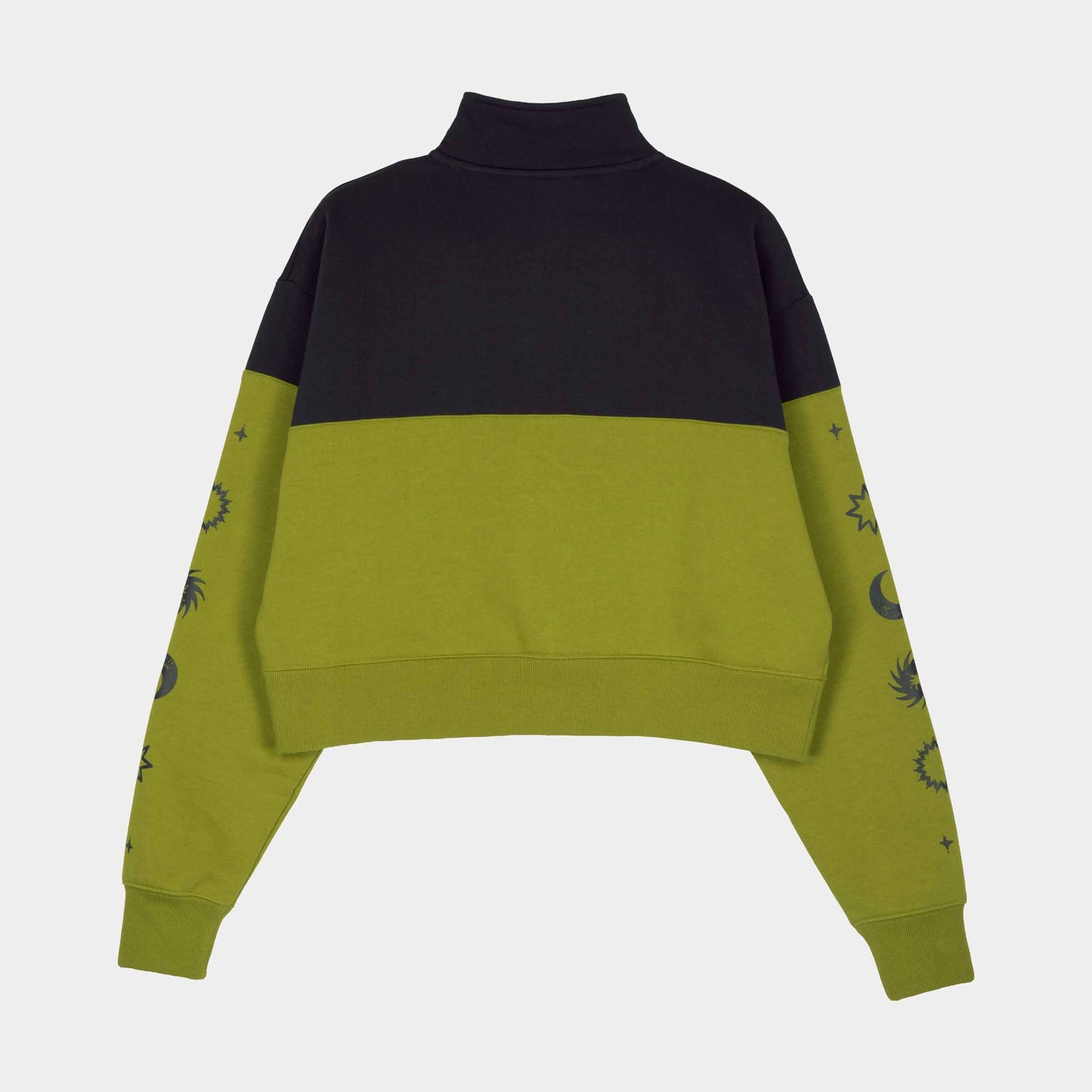 Santa Cruz Split Sun Quarter Crew Black Wash Pesto