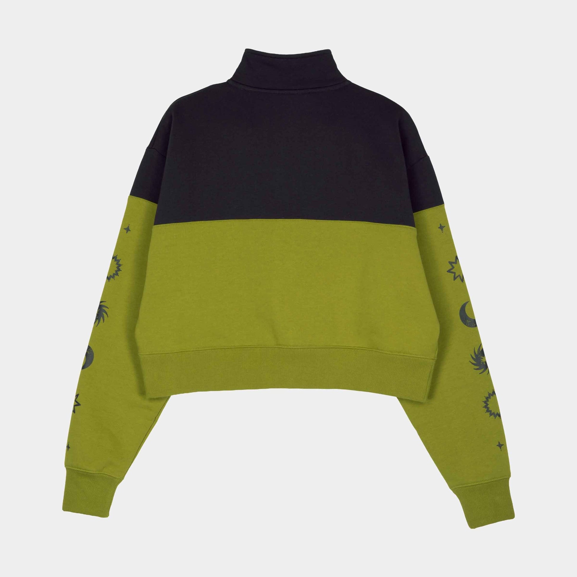 Santa Cruz Split Sun Quarter Crew Black Wash Pesto