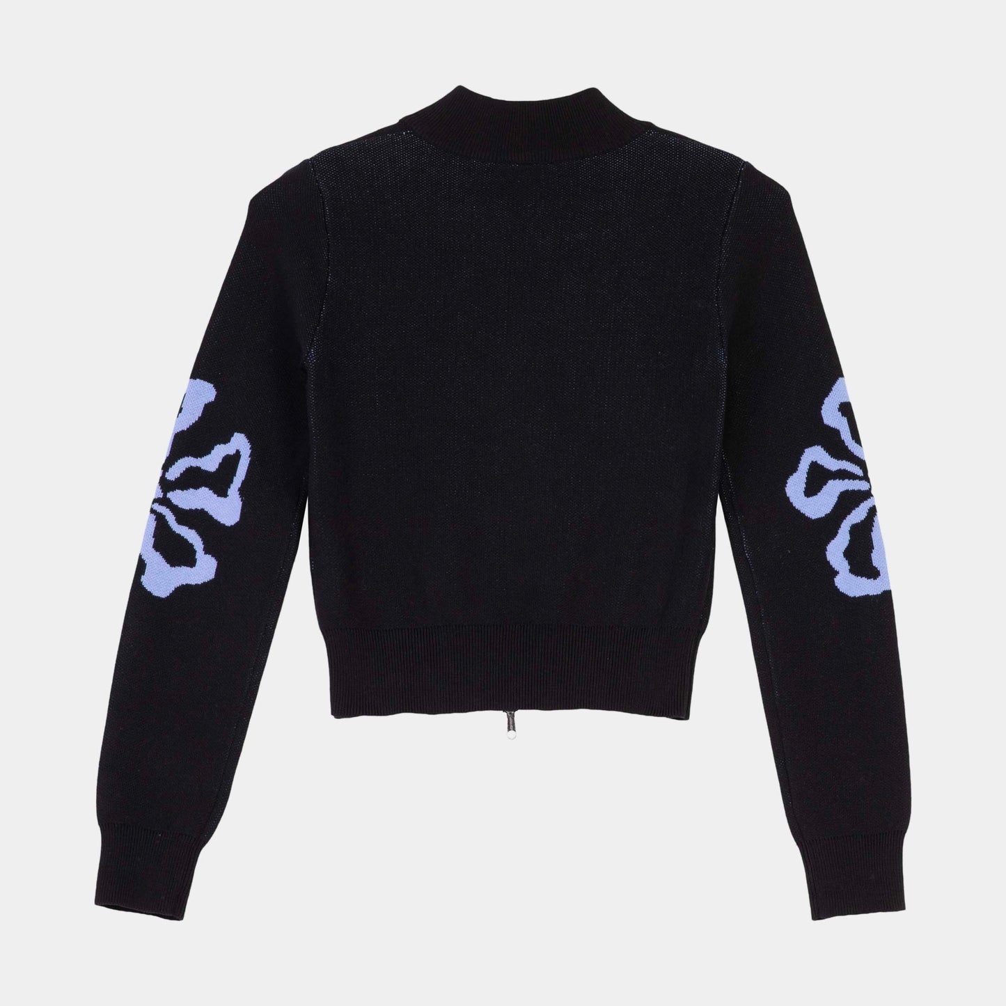 Santa Cruz | Flower Knit Track Top Black Wash