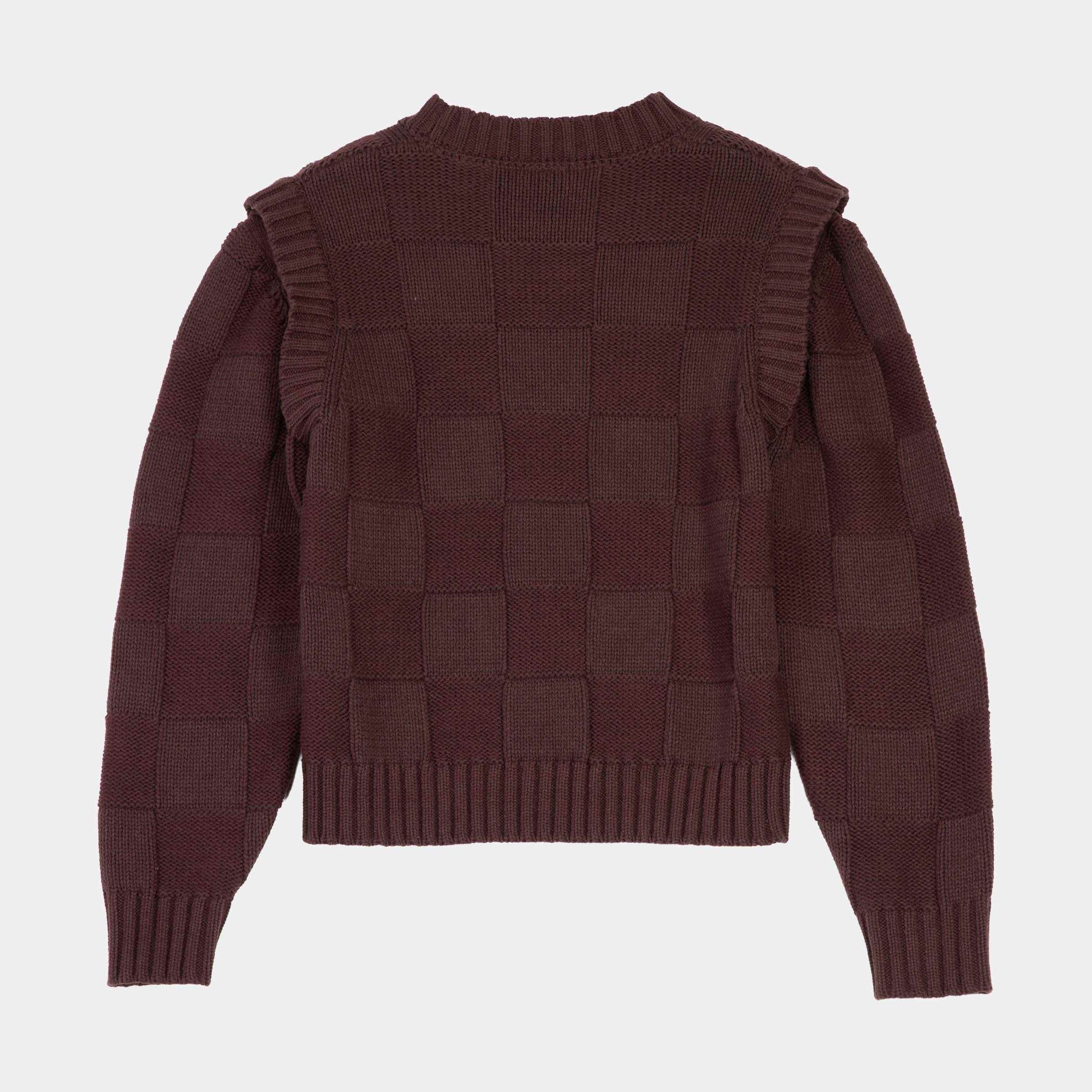 Santa Cruz | Check 2 In 1 Knit Crew Cocoa Powder