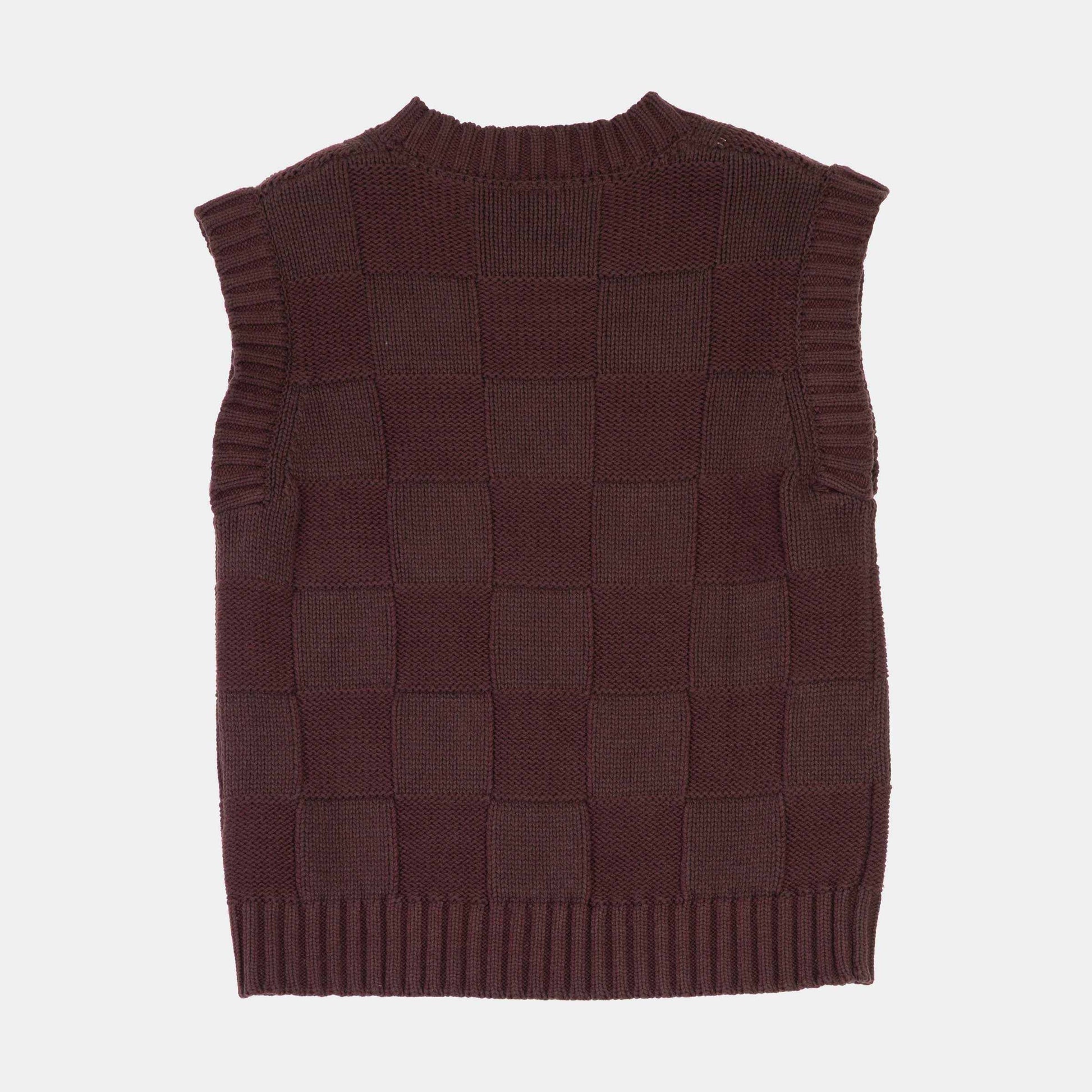 Santa Cruz | Check 2 In 1 Knit Crew Cocoa Powder