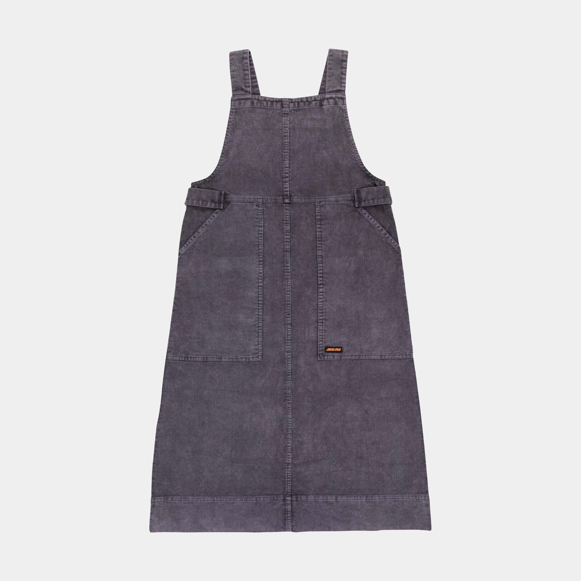 Santa Cruz | Classic Pinafore Dress Grey Wash