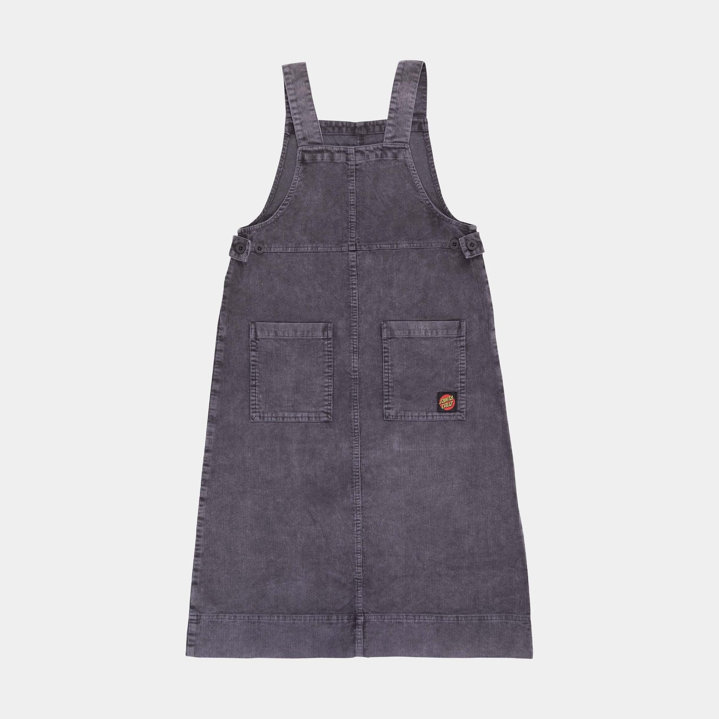 Santa Cruz | Classic Pinafore Dress Grey Wash