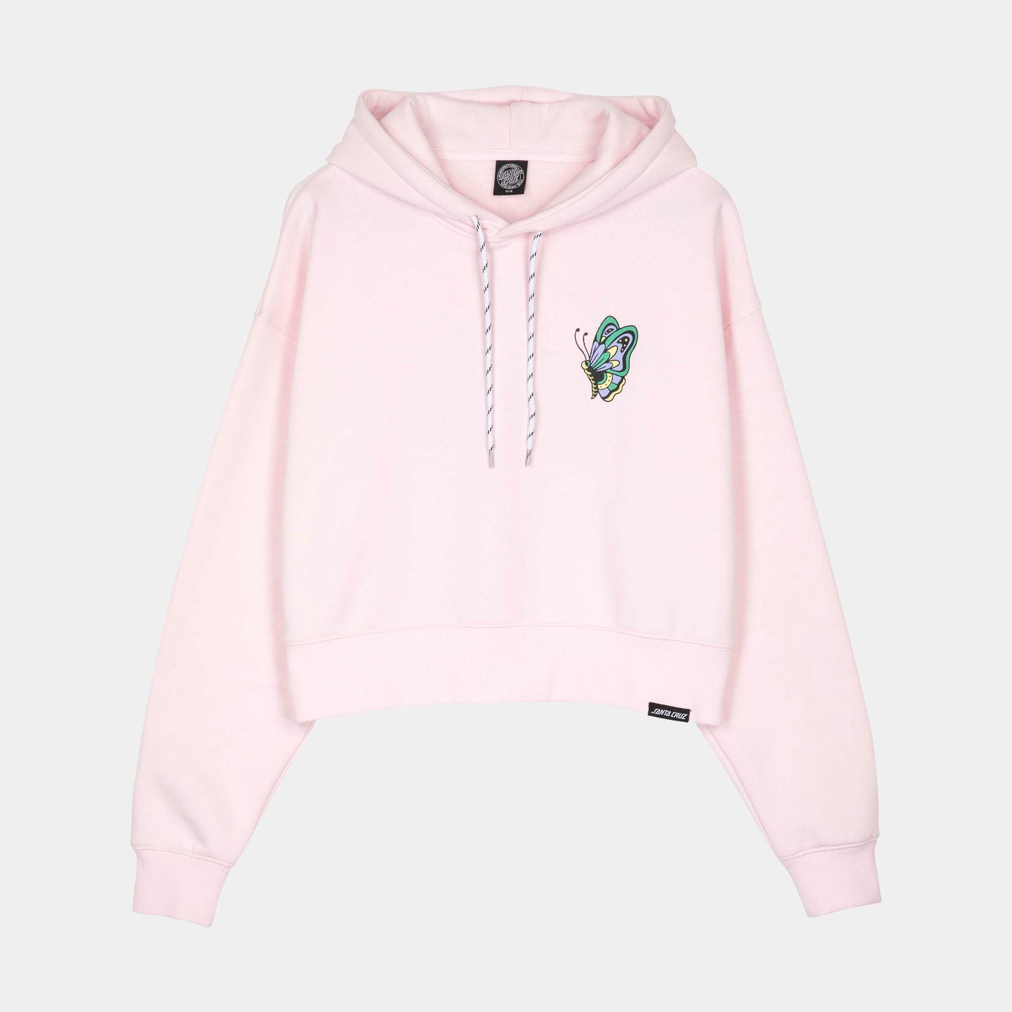 Santa Cruz Field Check Butterfly Hoodie Rose Quartz