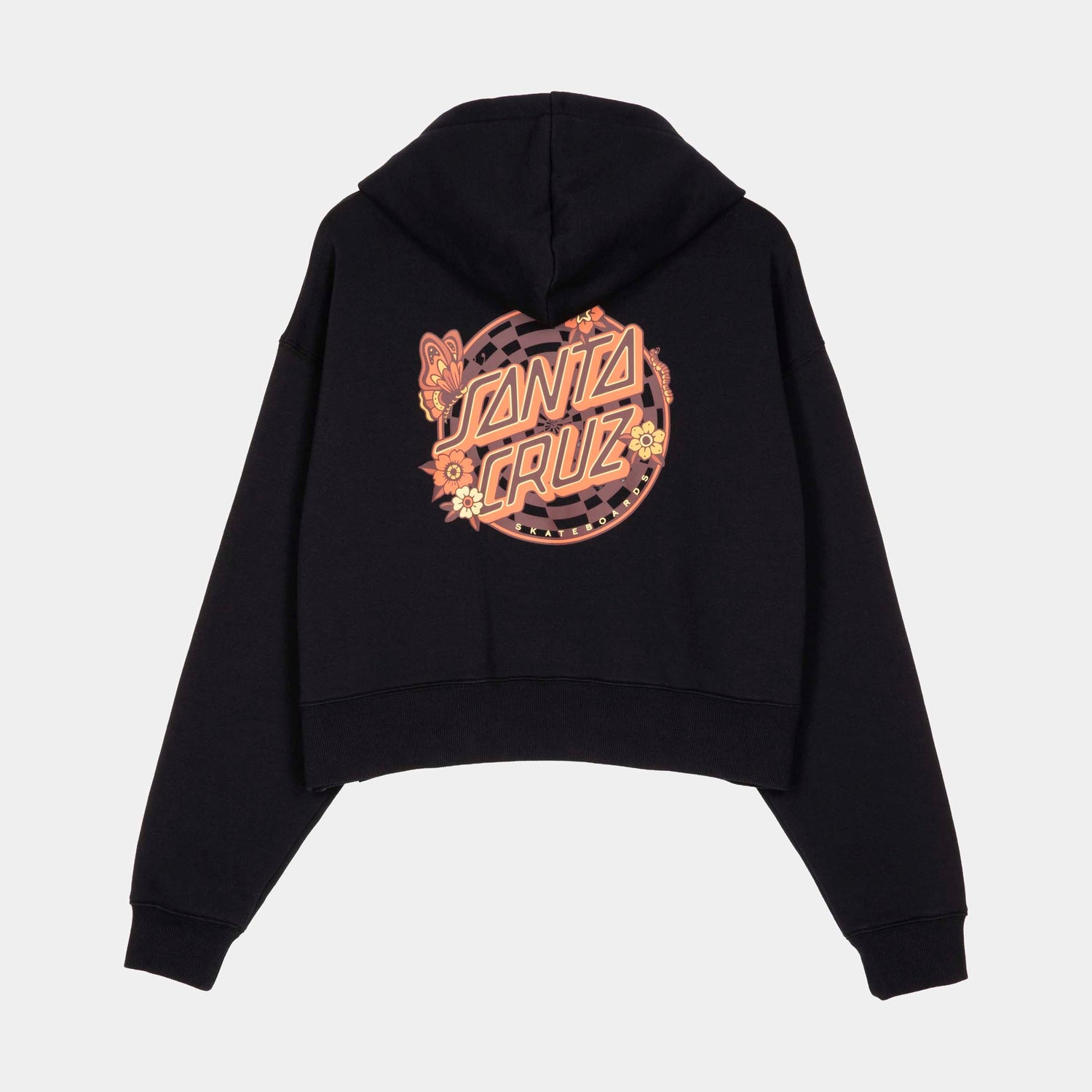 Santa Cruz Field Check Butterfly Hoodie Black