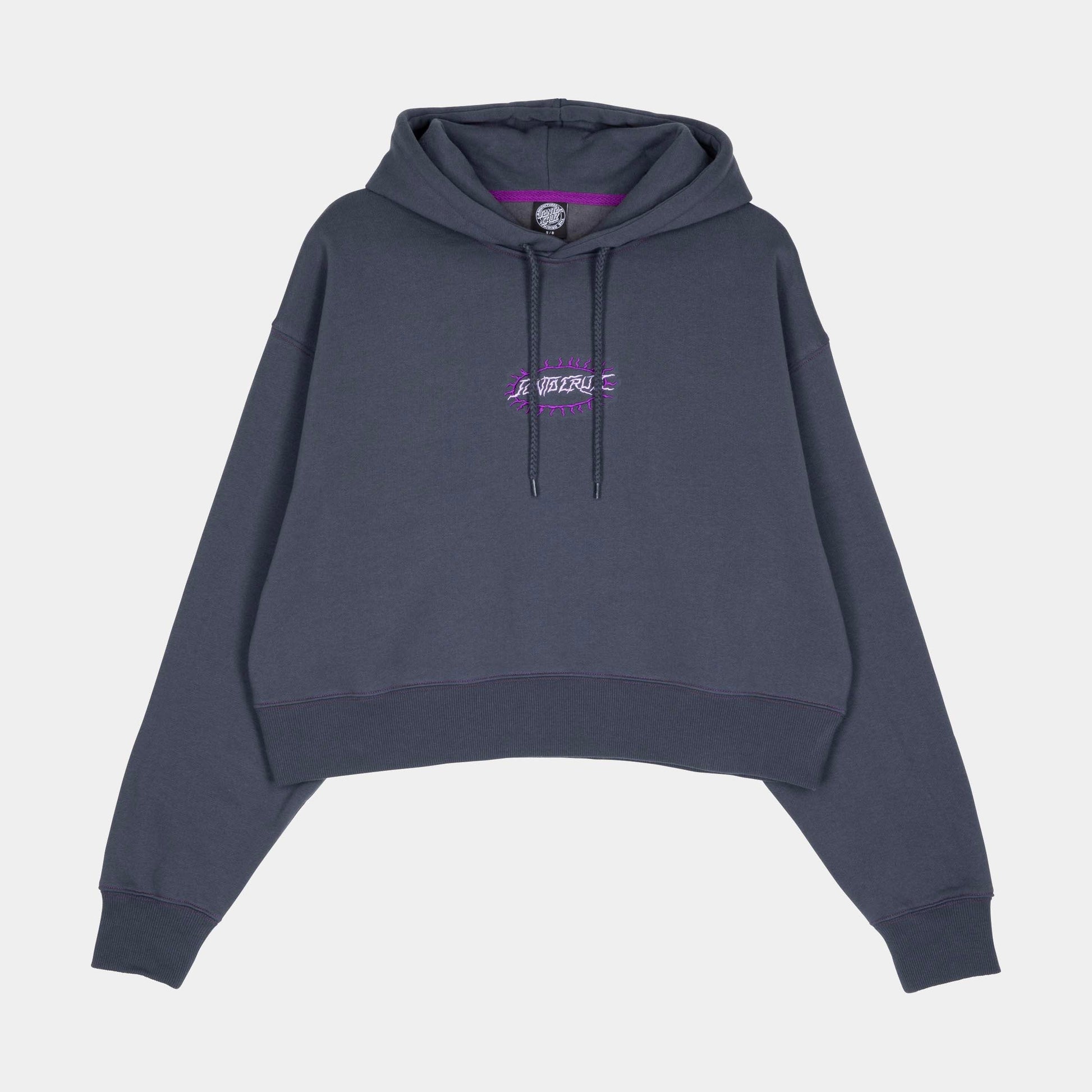 Santa Cruz Skateboards | Acid Oval Dot Front Hoodie Slate