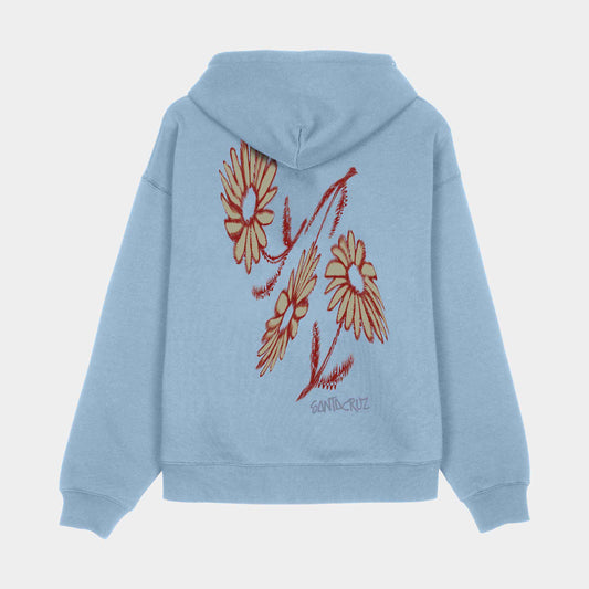 Santa Cruz Skateboards | Dizzy Daisy Zip Hoodie Blue Aura
