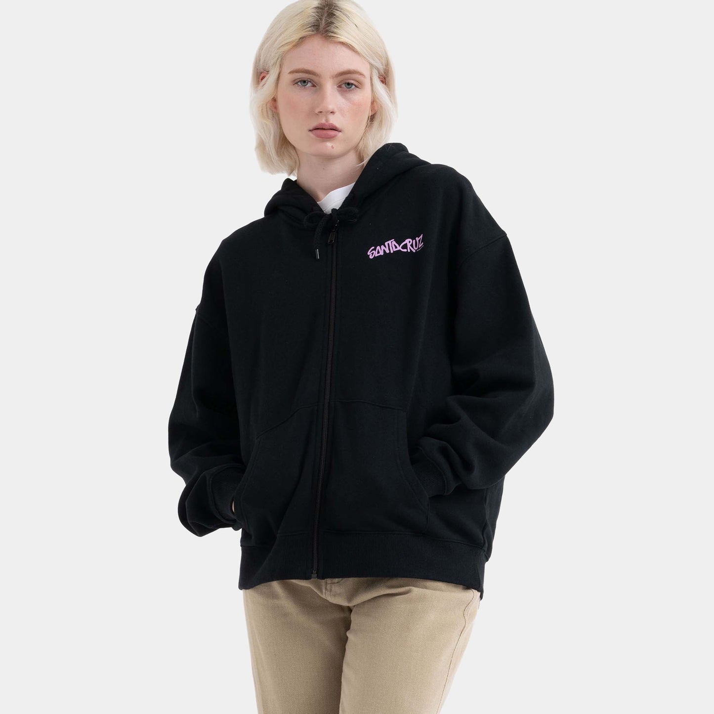 Santa Cruz Skateboards | Dizzy Daisy Zip Hoodie Black