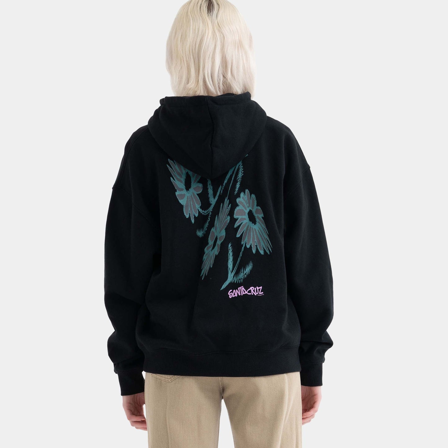Santa Cruz Skateboards | Dizzy Daisy Zip Hoodie Black